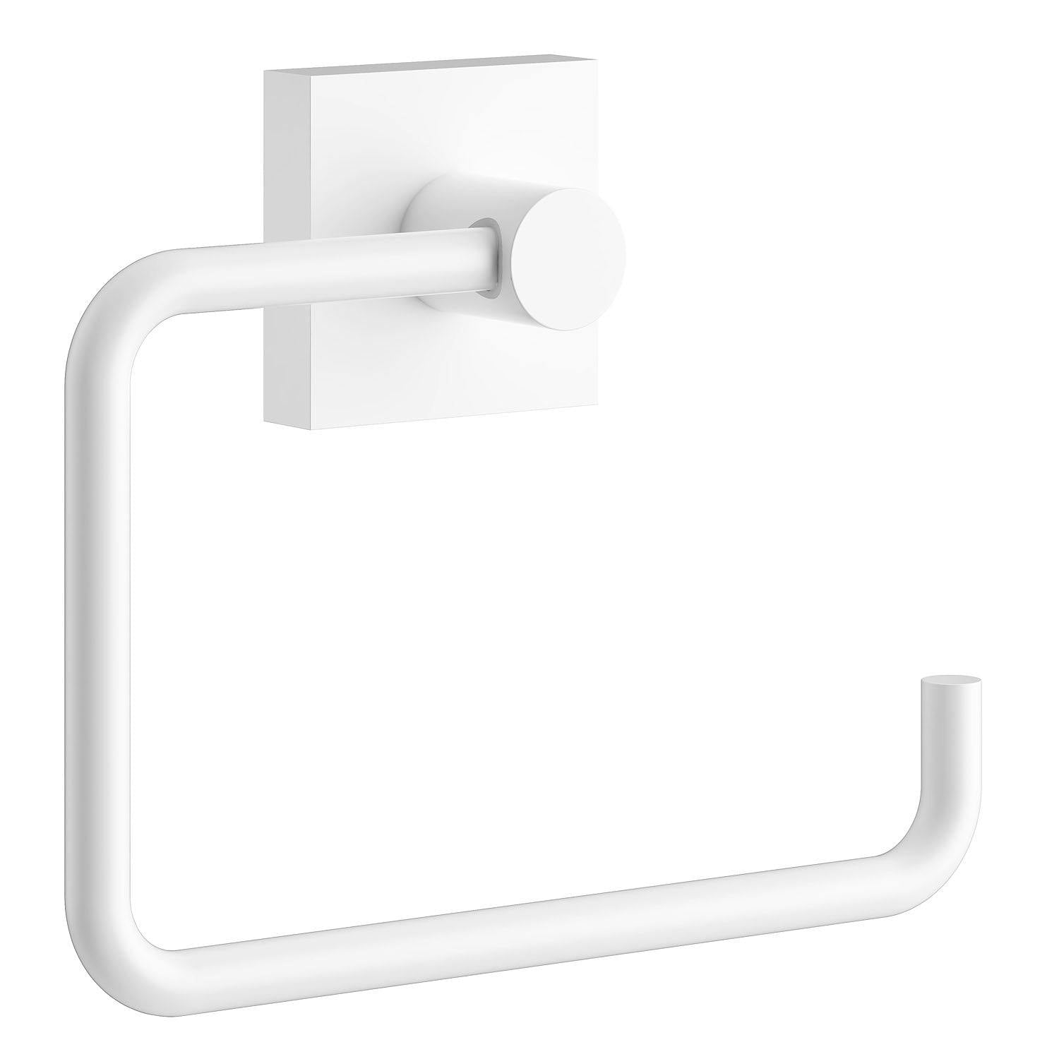 Smedbo White Matt Toilet Roll Holder