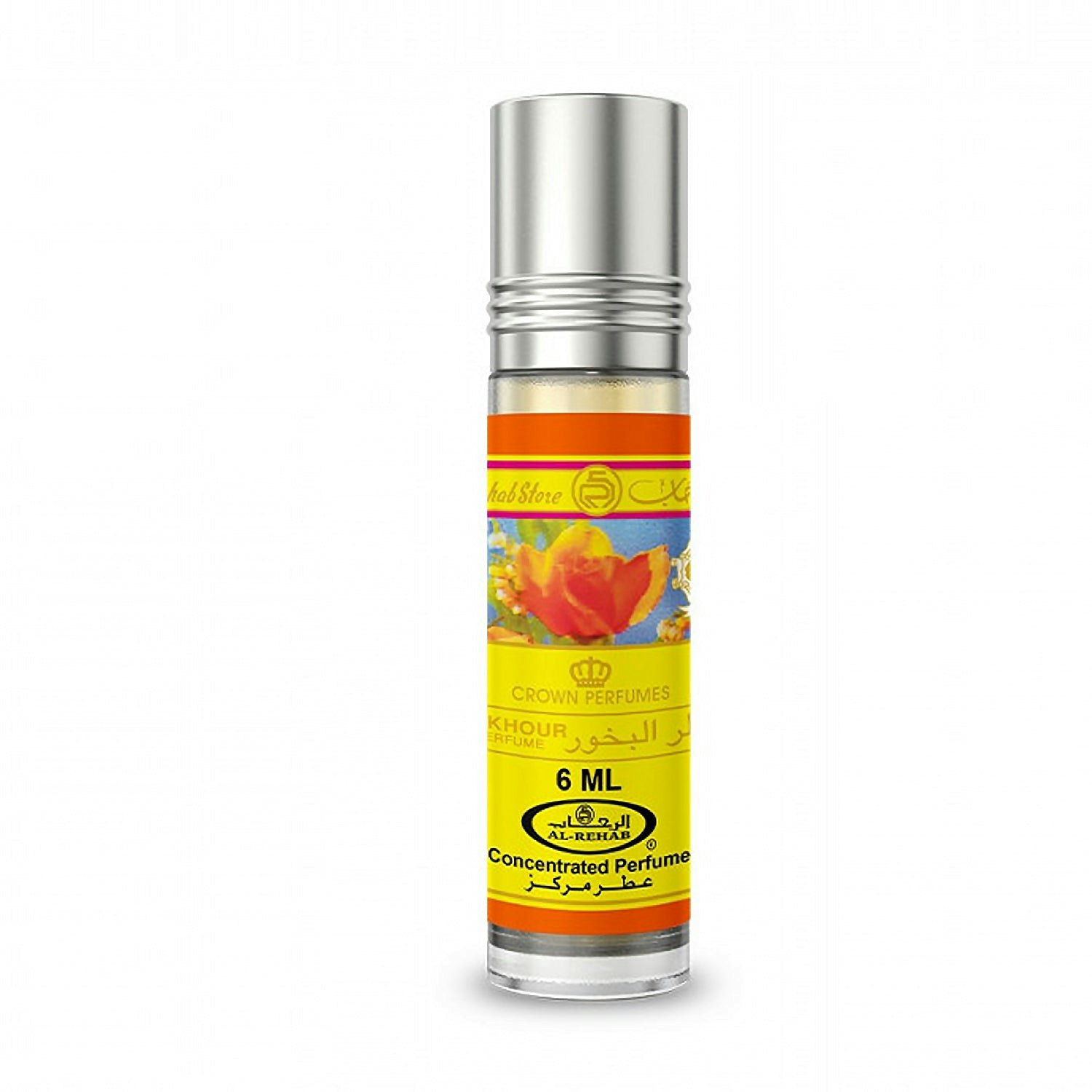 Al Rehab Unisex Amber Bakhour 6Ml Concentrated Perfume Oil By