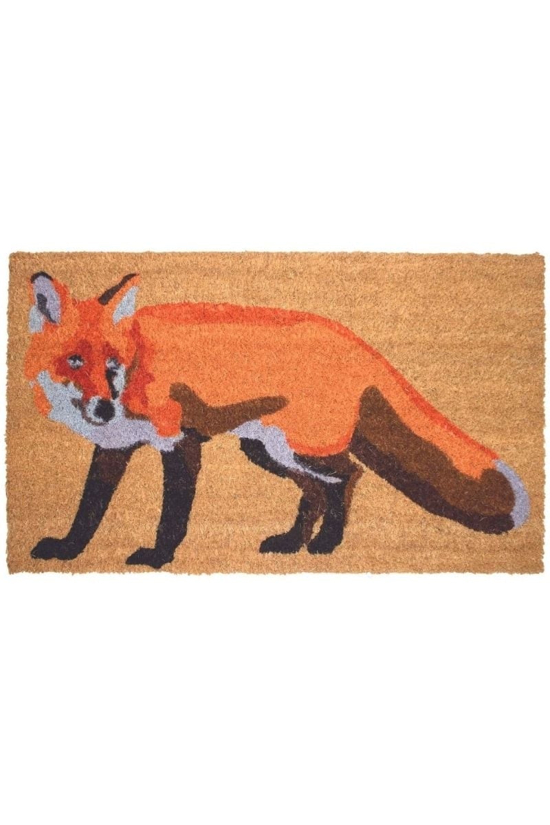 Rackhams Coir Doormat Fox Design 45X75 Cm