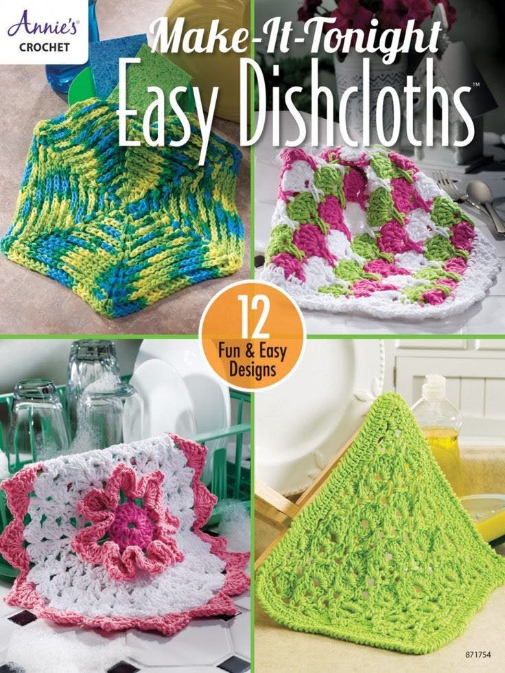 Search Press Make-It-Tonight Easy Dishcloths - Annie's Crochet
