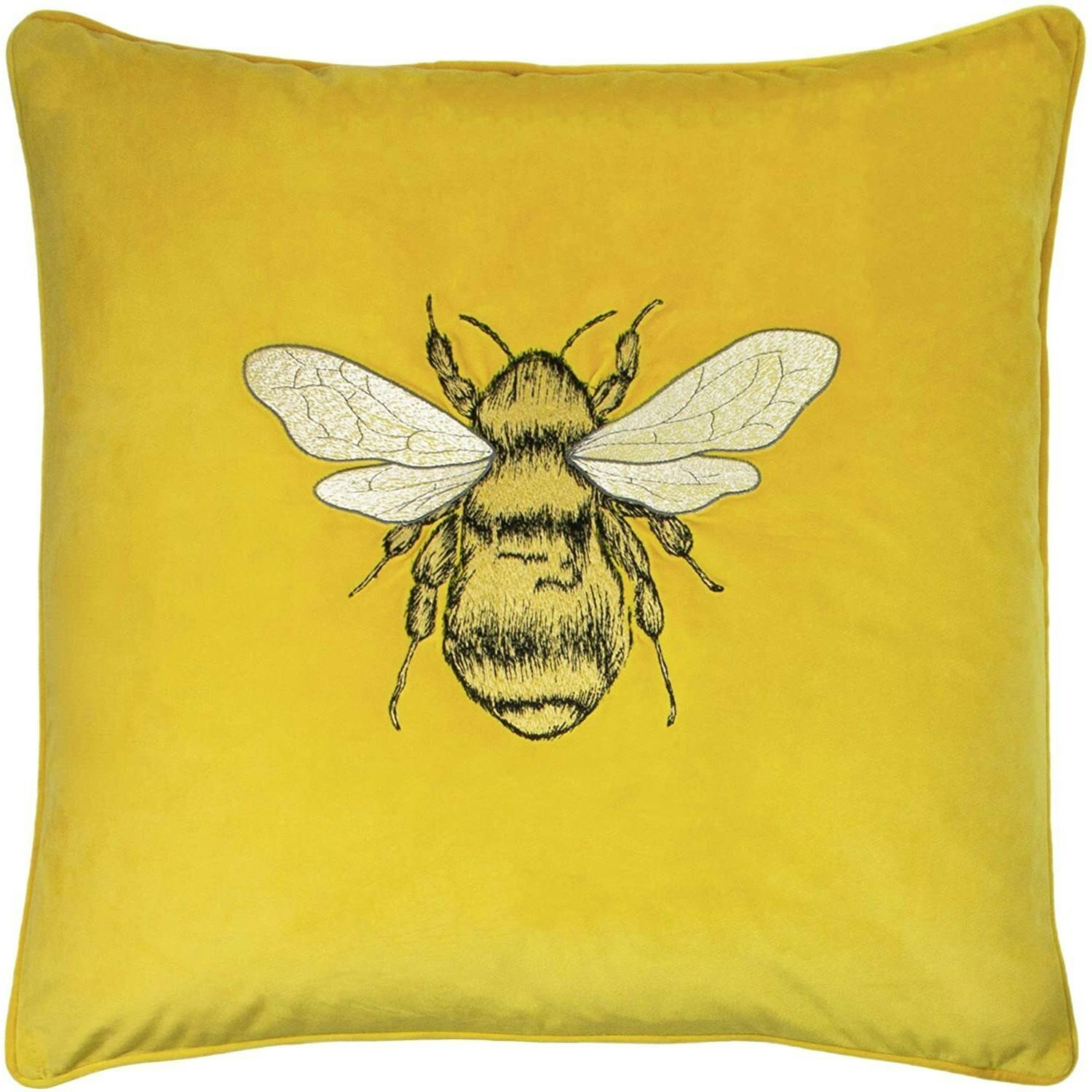 Paoletti Hortus Bee Cushion Cover - Ceylon - 50Cm X 50Cm - Ceylon - 100% Polyester