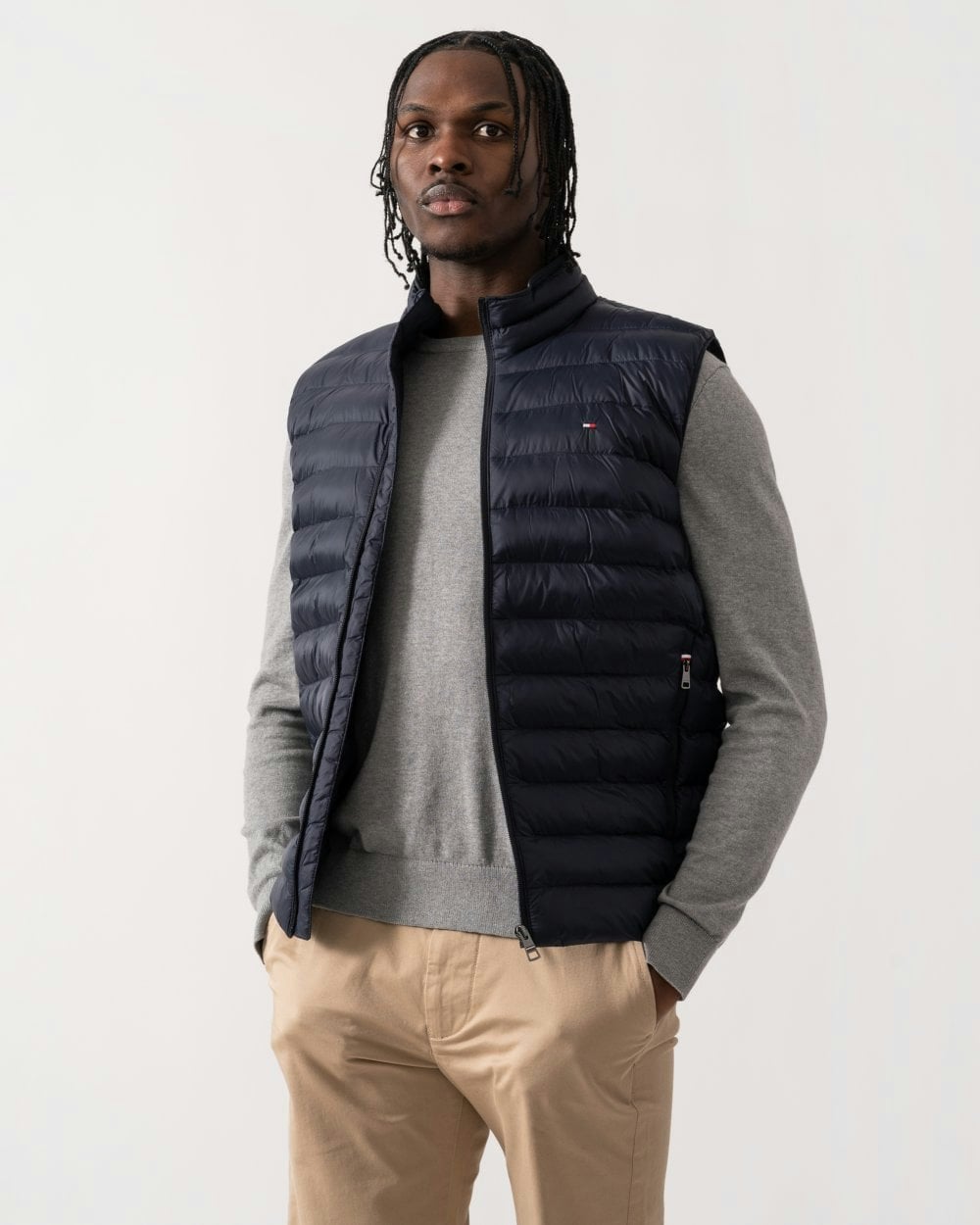 Tommy Hilfiger Men's Core Packable Recycled Gilet - Desert Sky - Desert Sky - Xl