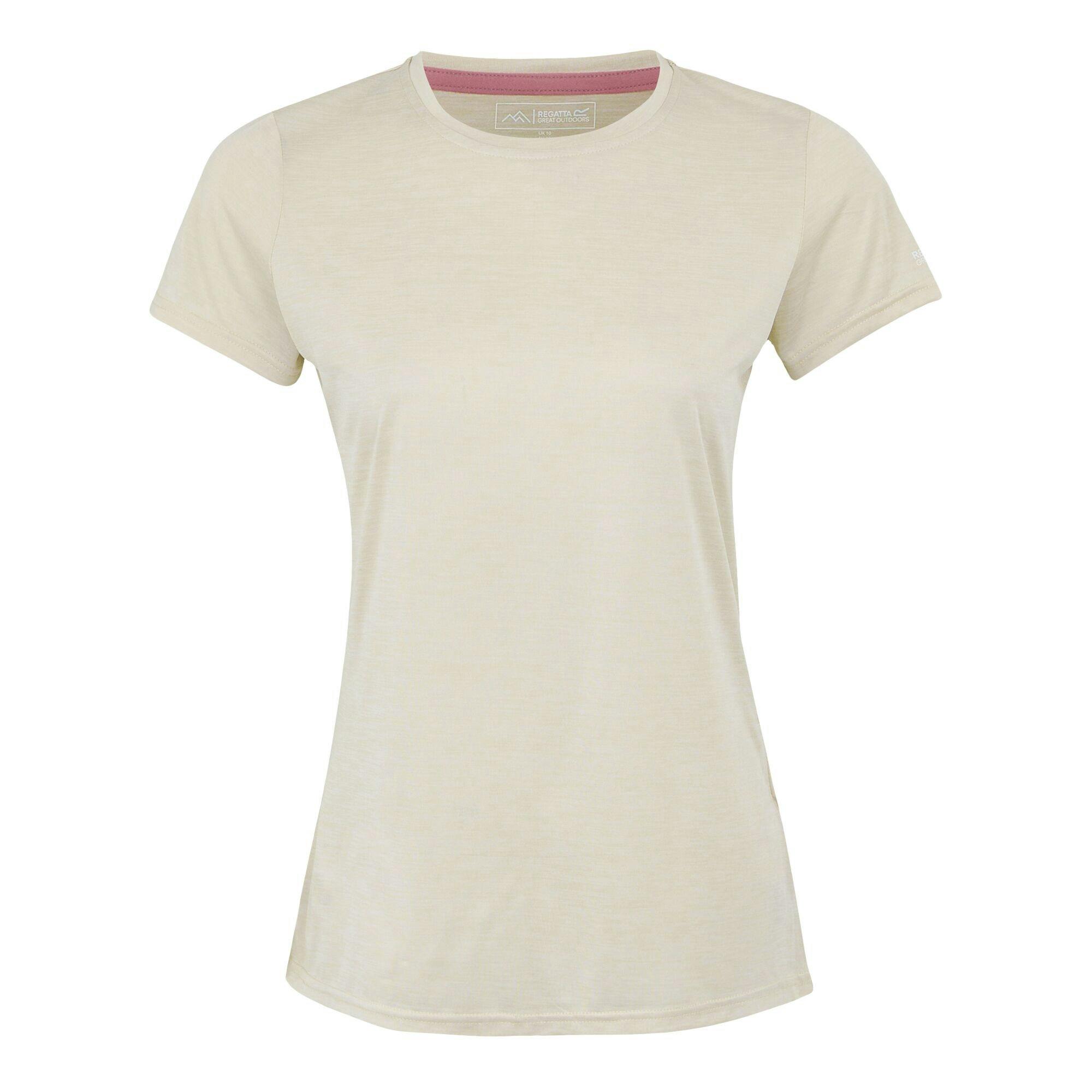 Regatta Women's Light Josie Gibson Fingal Edition T-Shirt - Vanilla - Vanilla - 20 Uk - 100% Polyester