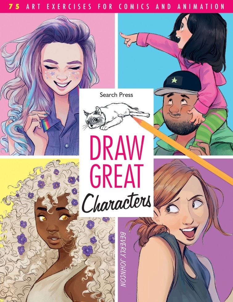 Draw Great Characters by Beverly Johnson (Paperback Book) - Image 8