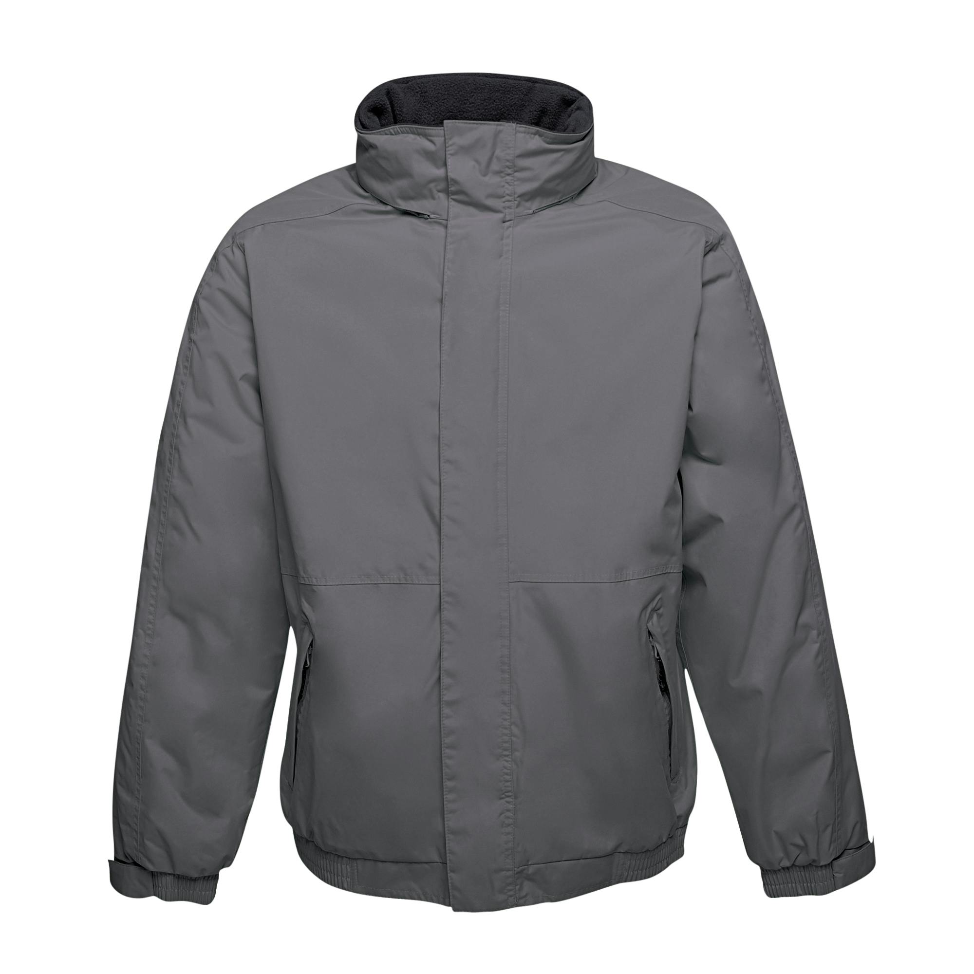 Regatta Men's Grey/Black Dover Waterproof Windproof Jacket - Seal - 3XL - Seal - 100% Polyester
