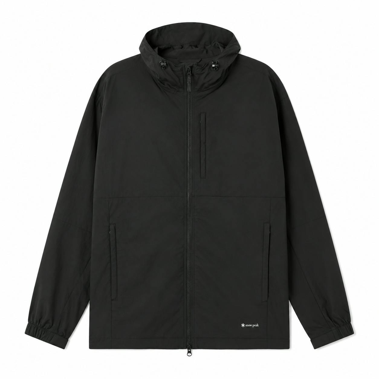 Snow Peak Black Utility Parka Jacket - L