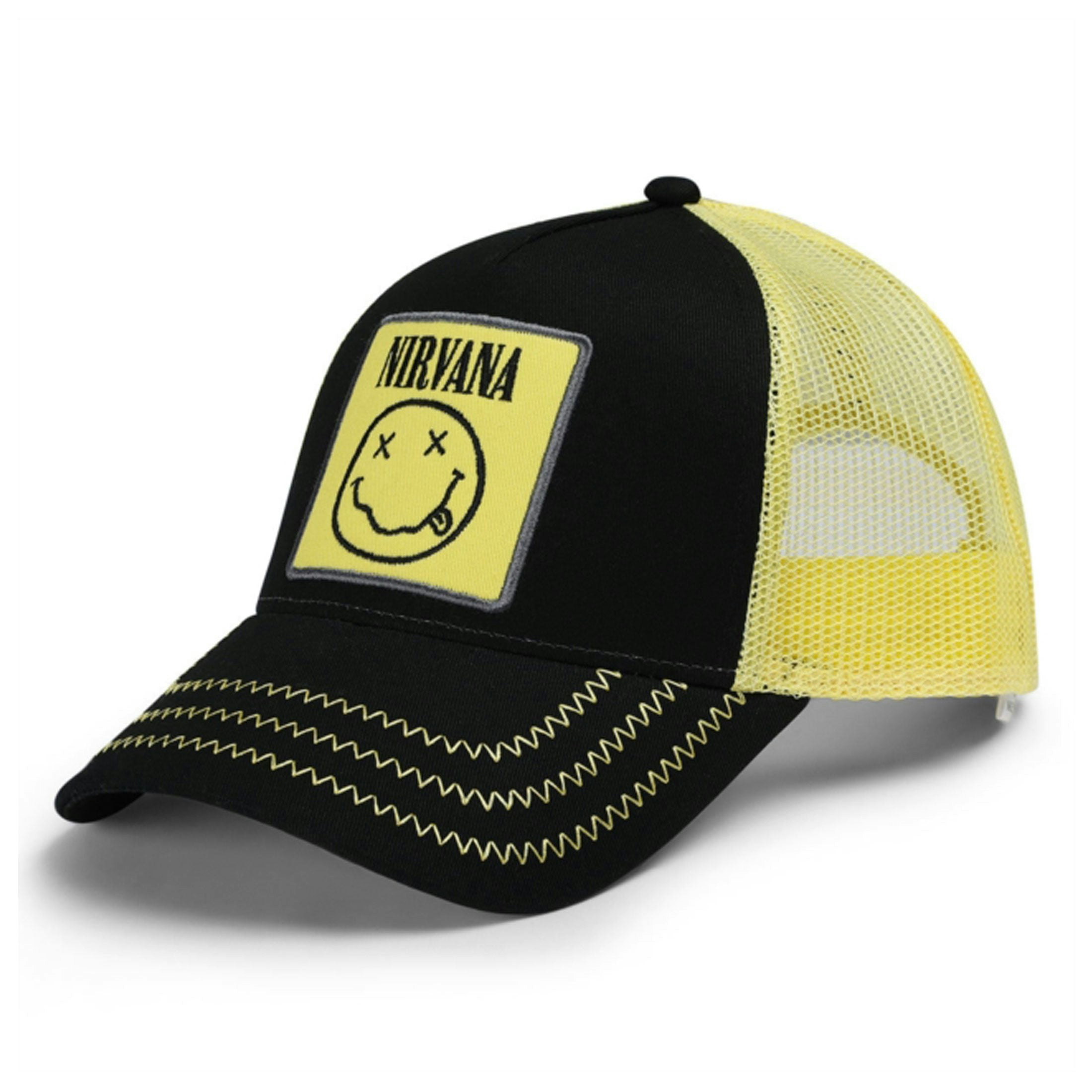 Paradiso Clothing Unisex Nirvana Band Logo Trucker Baseball Cap
