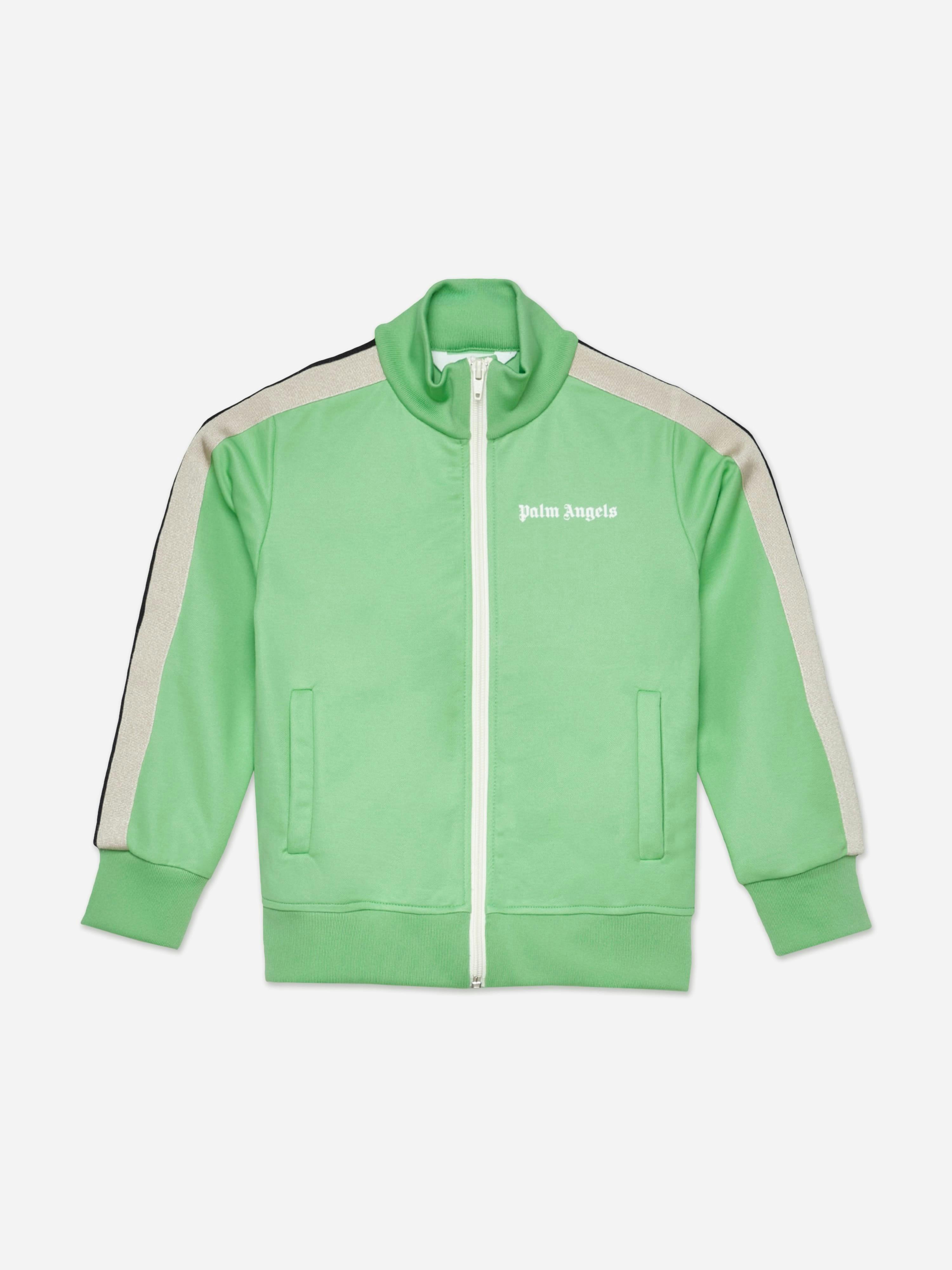 Palm Angels Boys Green Track Jacket In - 14 Yrs