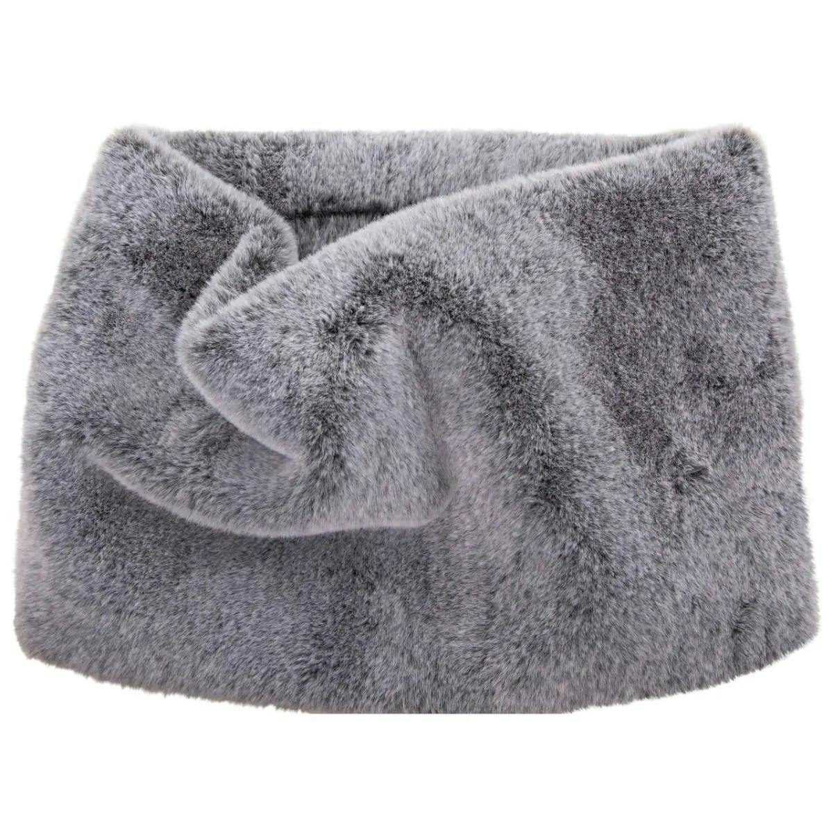 Trespass Women's Jet Black Cinnibar Faux Fur Neck Warmer In - Image 2