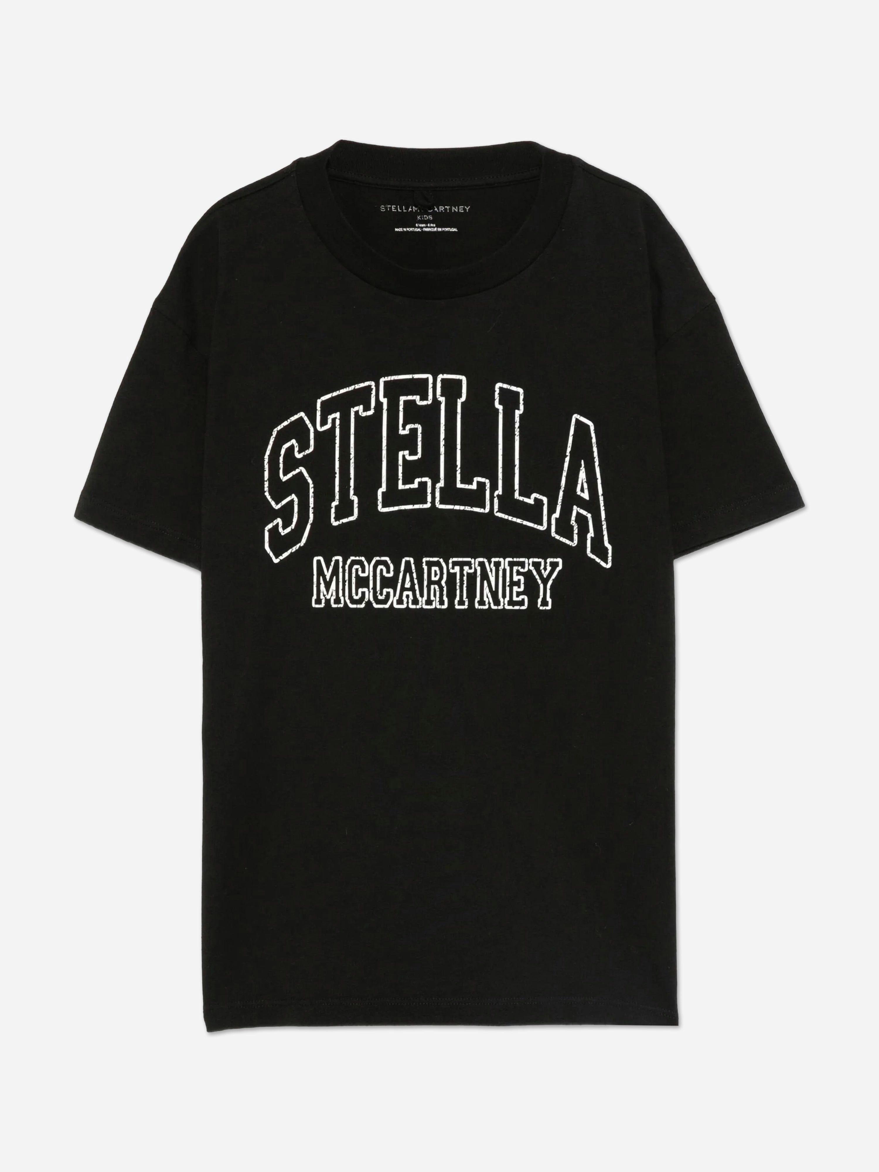 Stella Mccartney Kids Girls Black Stella Mccartney Logo T-Shirt In - 12 Yrs