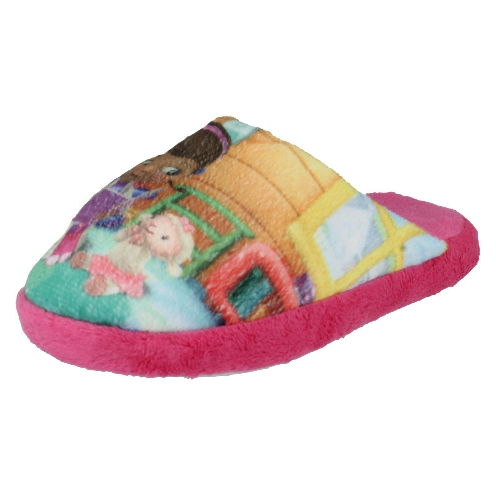 Disney Girls Doc Mcstuffins Slippers - Multi - Uk 8 Child