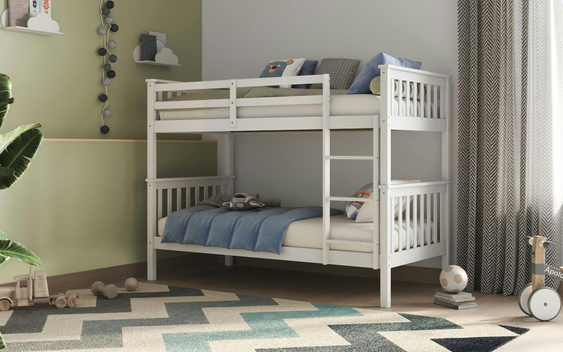 Flair Koop White Detachable Bunk Bed - Wood - Small - Image 4