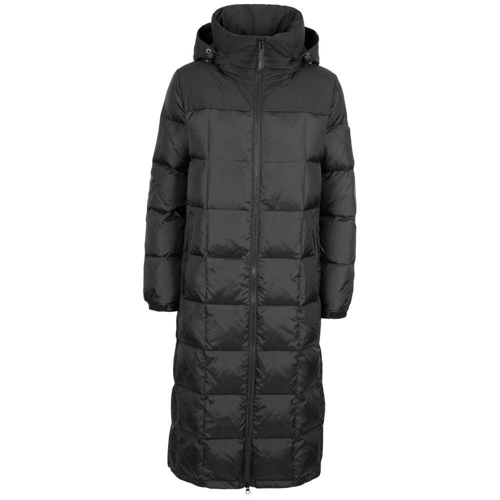 Trespass Women's Black Mering Dlx Down Jacket - Xxs - 100% Polyamide