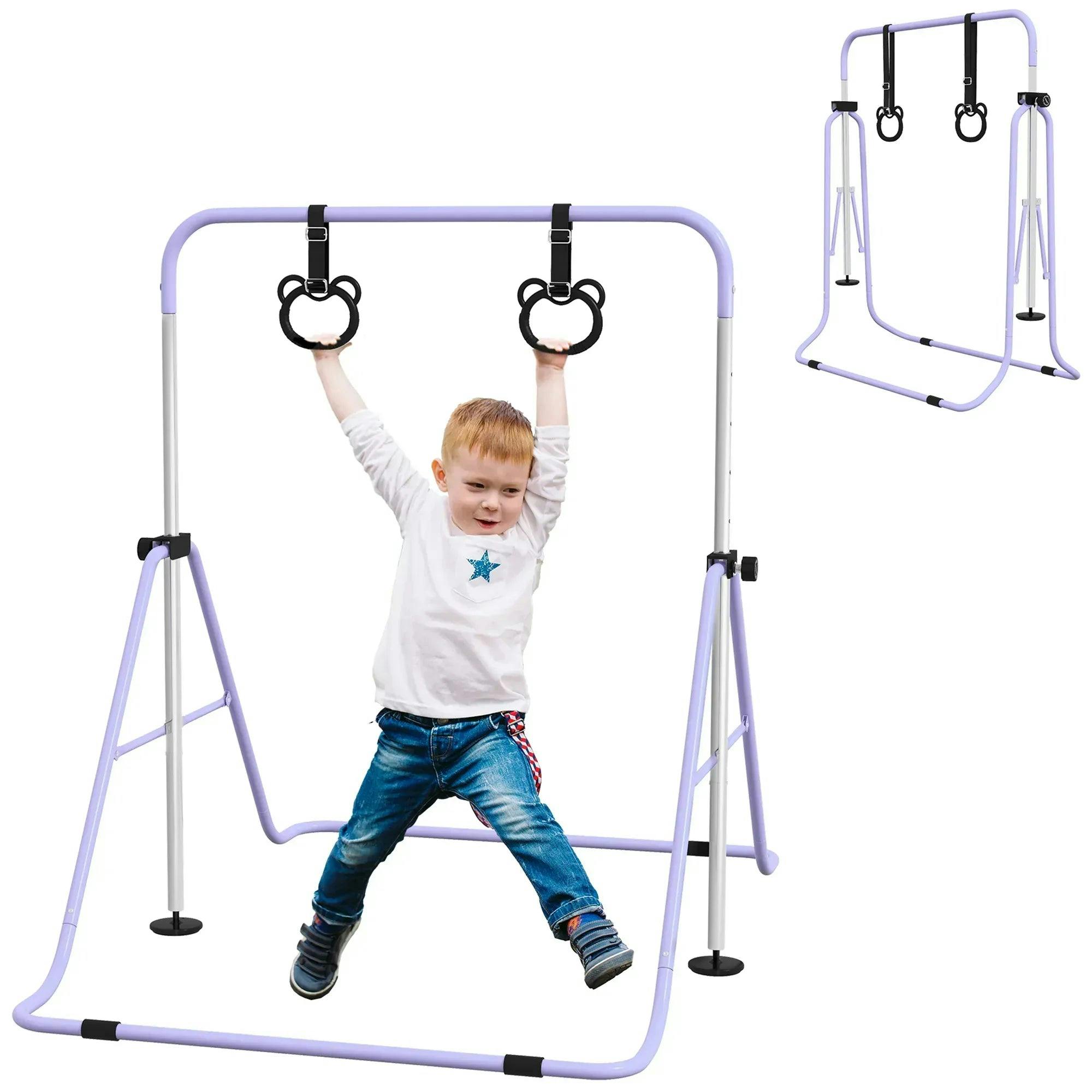 Tommy Toys Kids Gymnastics Bar - Purple - Small - Image 4