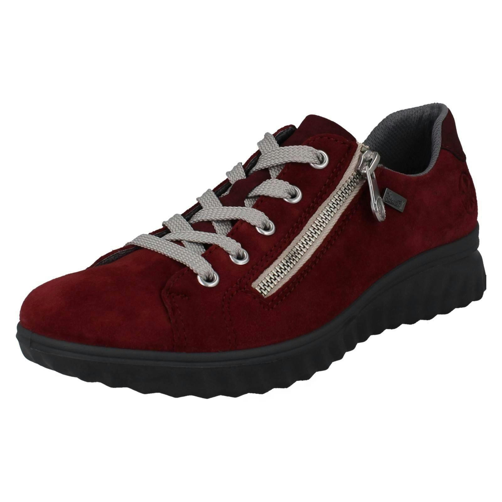 Rieker Women's Red -Tex Water Resistant Casual Shoes 59000 - Uk 6.5