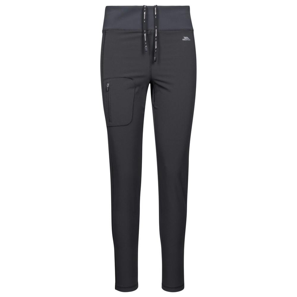Trespass Women's Black / Jovana Softshell Leggings - M - 100% Polyester