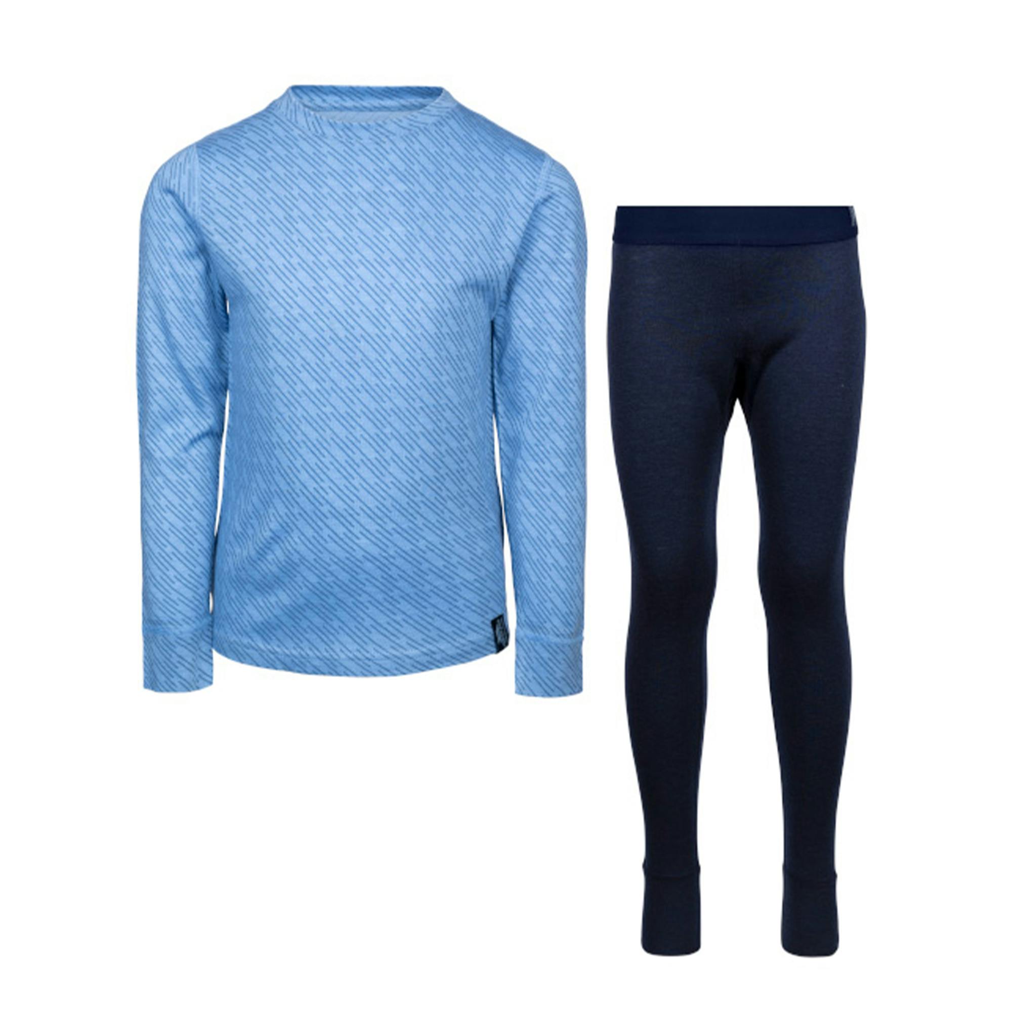 Trespass Childrens/Kids Alec Base Layer Set - Cornflower - 5-6 Years - Cornflower - 50% Merino Wool/50% Acrylic