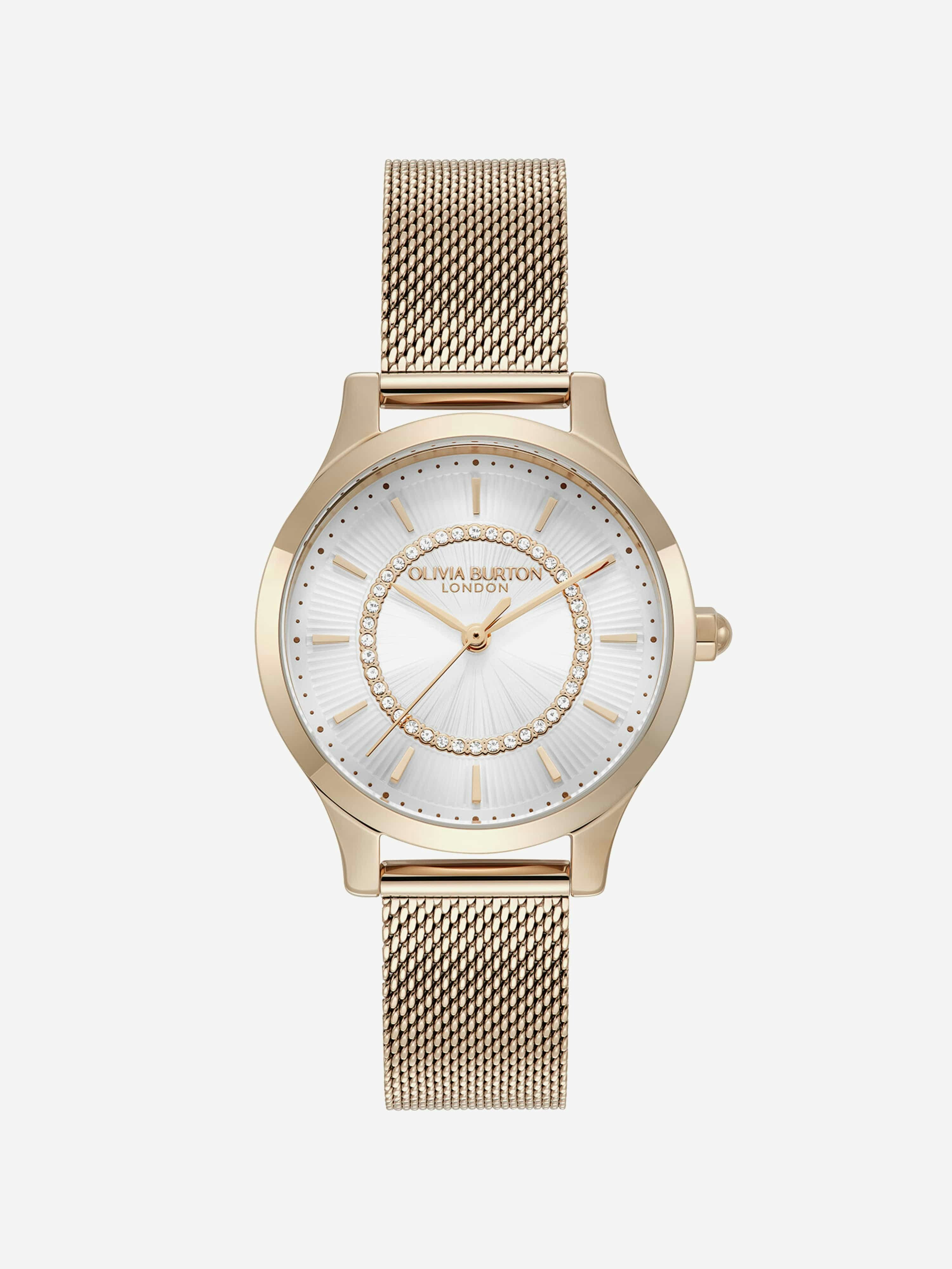 Olivia Burton Girls Gold Wonderlust Ip Mesh Bracelet Watch In Rose (30Mm)