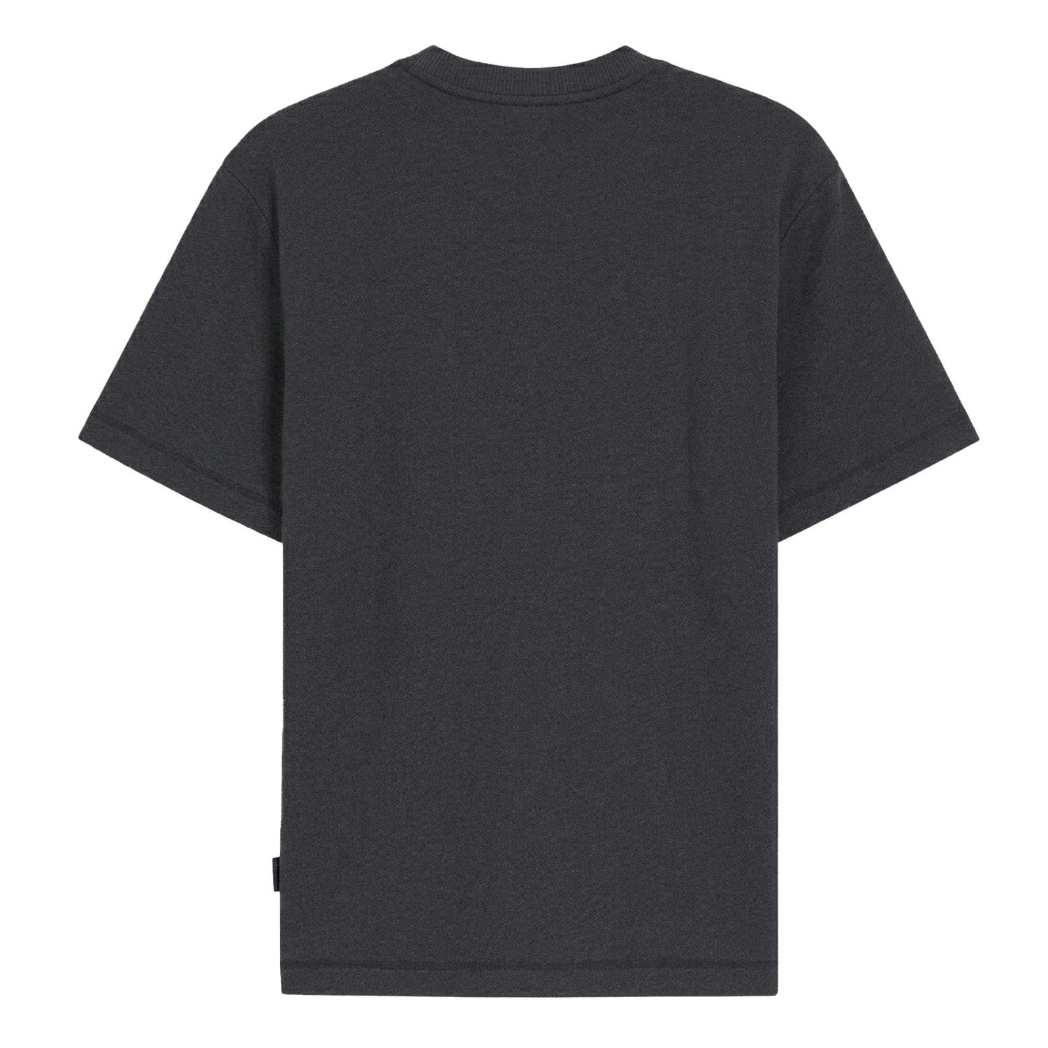 Hugo Men's Grey Ribbed Crew Neck T-Shirt - Medium - S - Medium - 100% Cotton