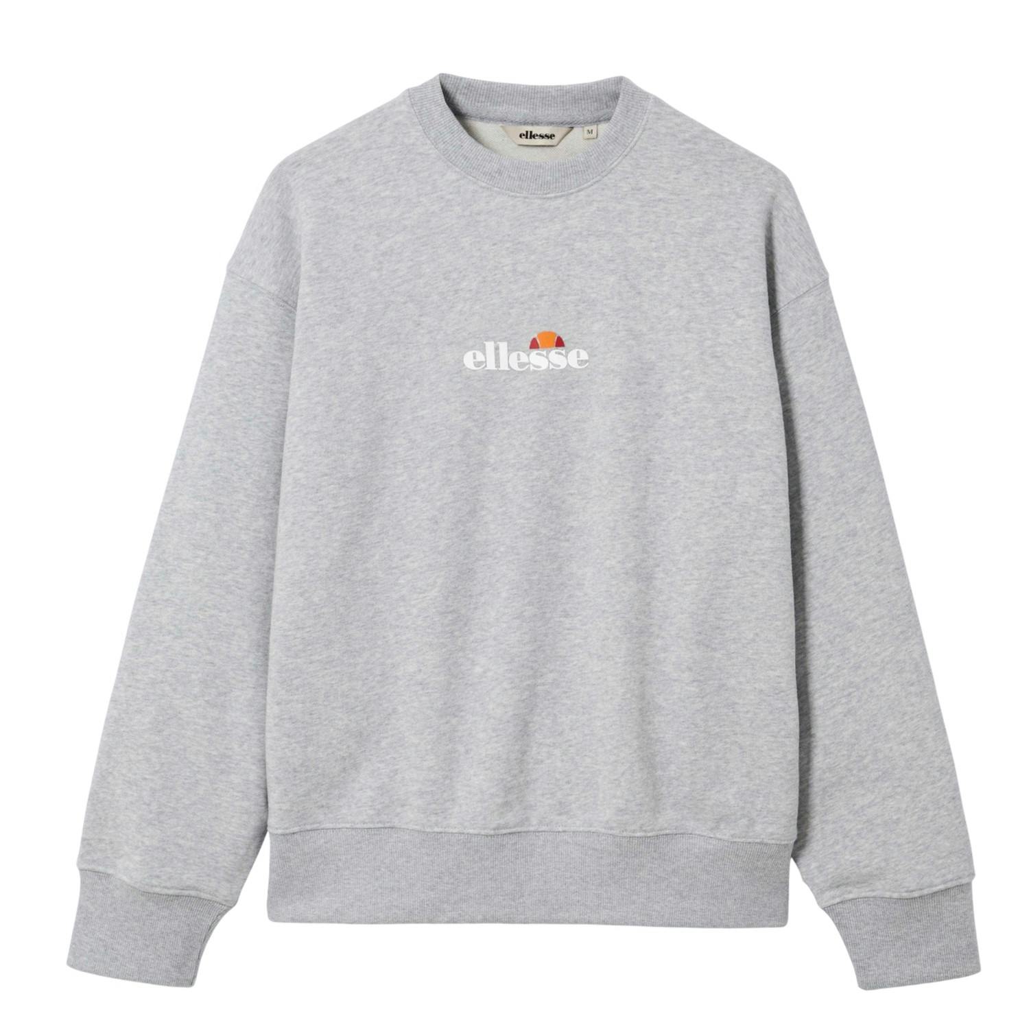 Ellesse Men's Light/Grey Kiamto 2 Sweatshirt - Marl - Xl - Marl - 70% Cotton/30% Polyester