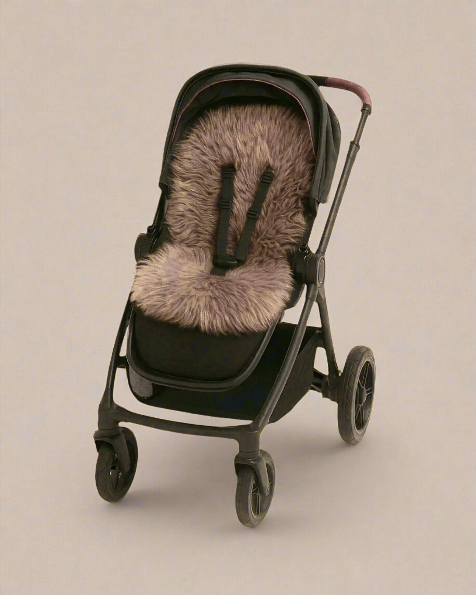 Naturally Sheepskins Baby Deluxe Sheepskin Pram Liner - Taupe