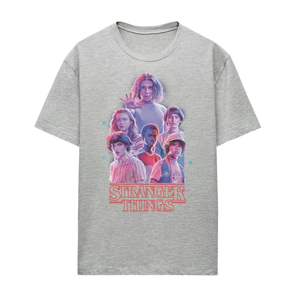 Stranger Things Women's Glow T-Shirt - Athletic Heather - Xxl - Athletic Heather