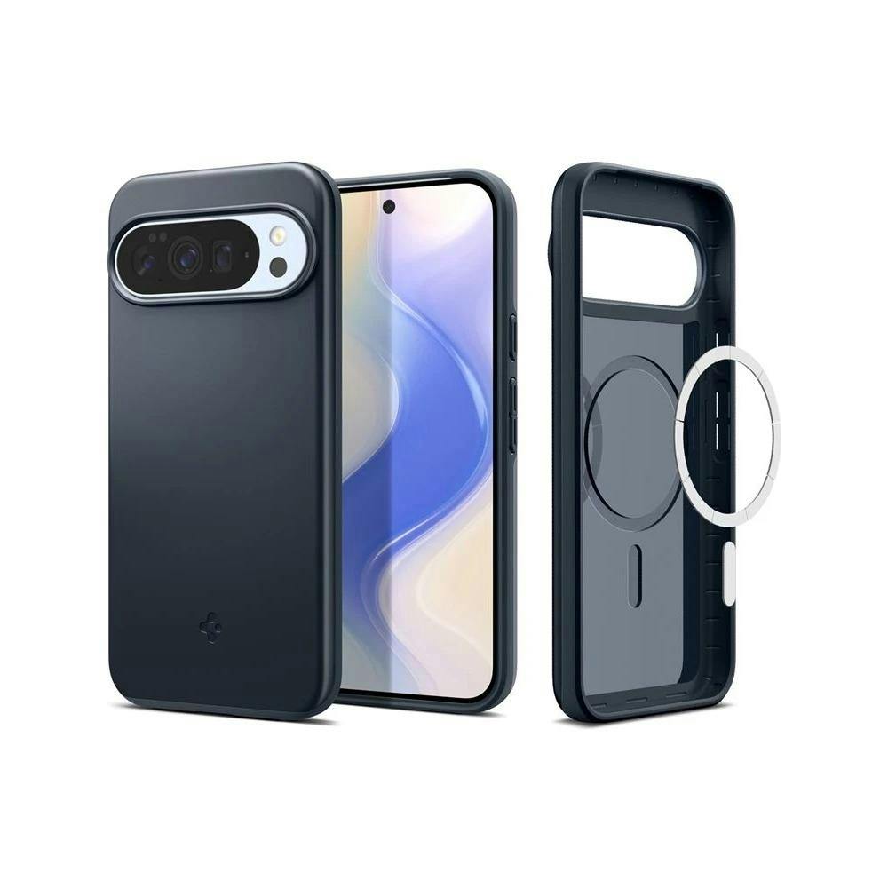 Spigen Thin Fit Case With Pixelsnap For Google Pixel 10 Pro Xl 6.8" Metal Slate - Acs09723