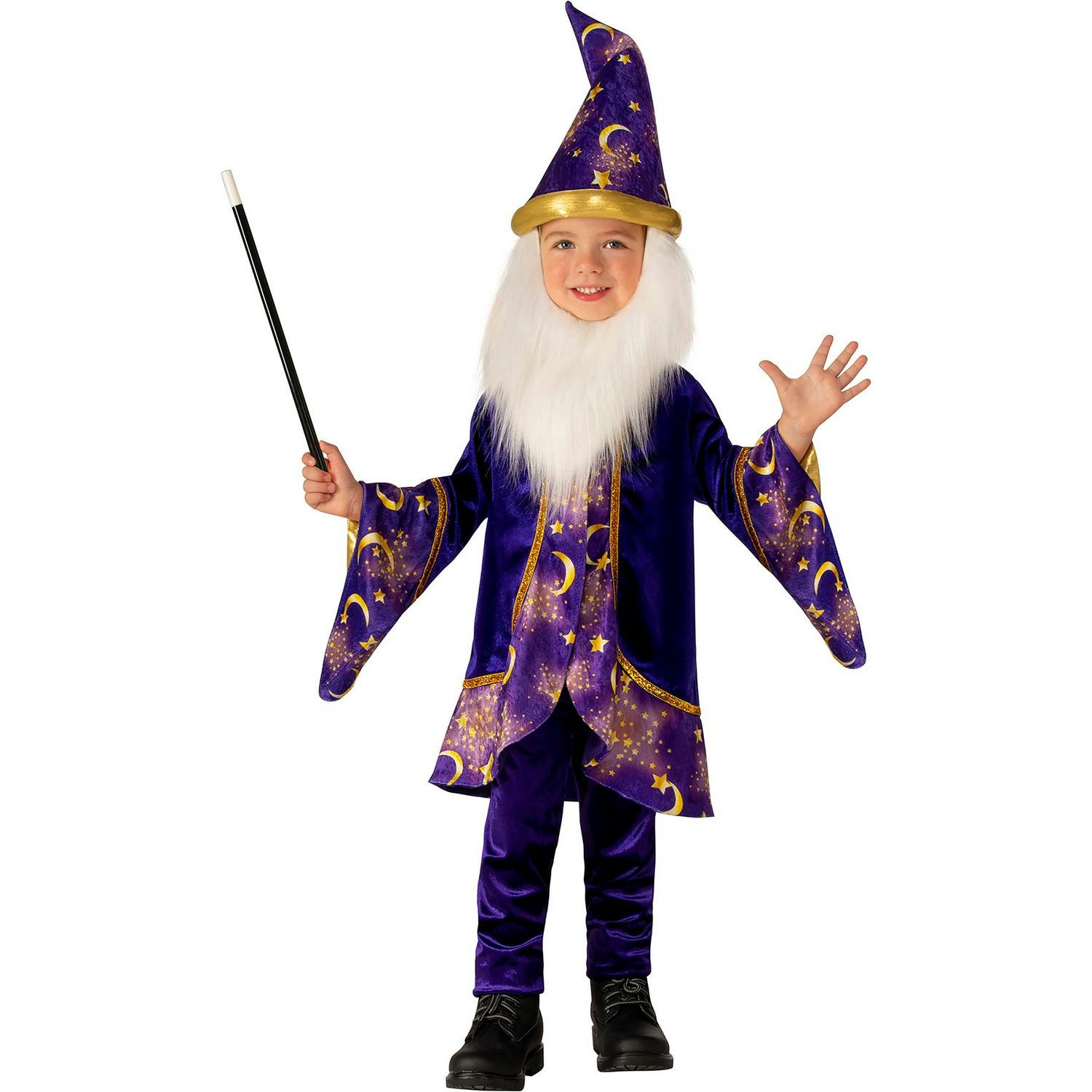 Bristol Novelty Purple Childrens/Kids Wizard Costume - 9-10 Years