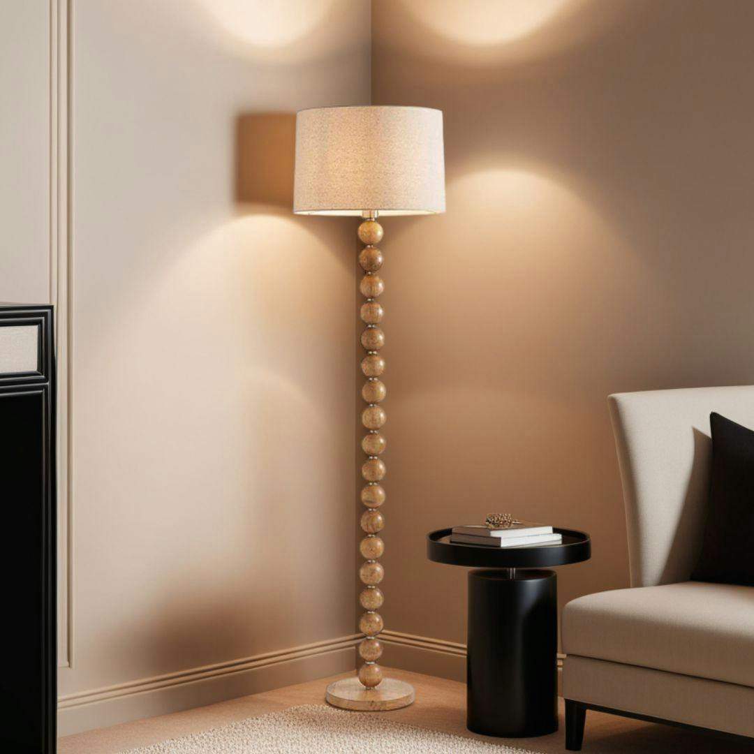 Pagazzi Lighting Kayleigh Wooden Floor Lamp