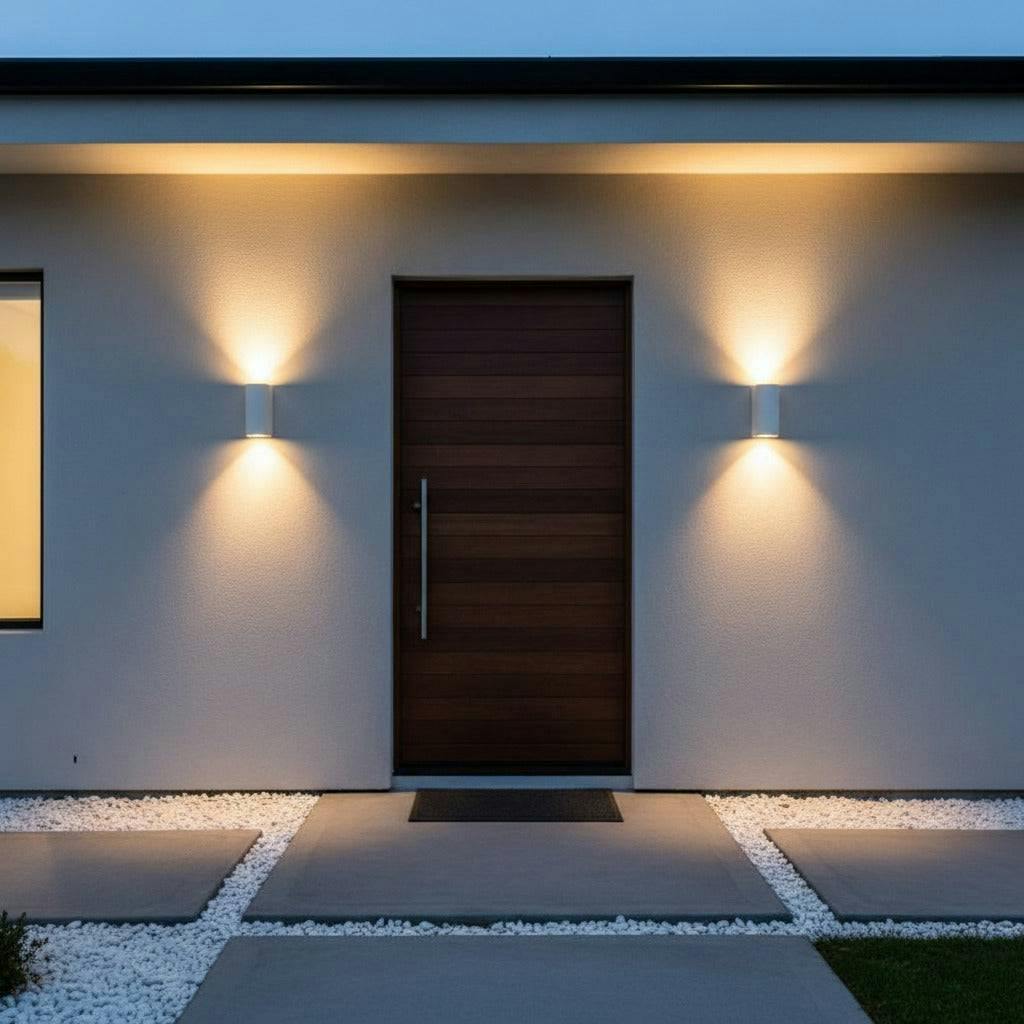 Ultra Beam Lighting White/Light 10 Watt Up And Down Outside Wall