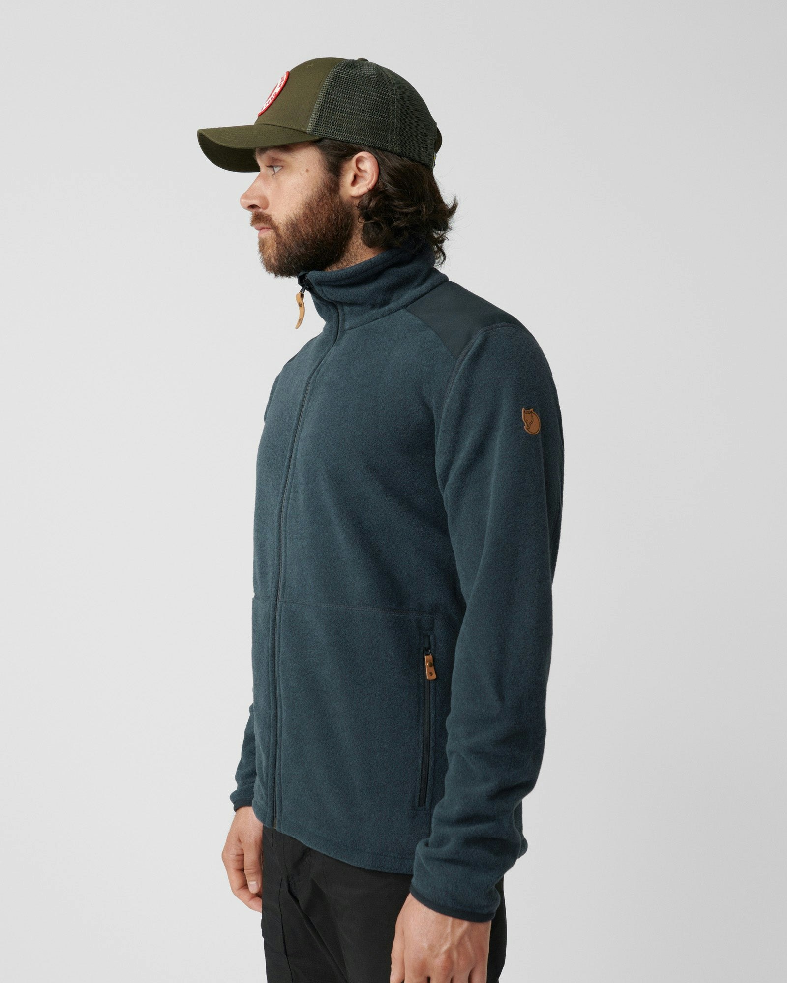 Fjallraven Men's Dark Sten Fleece - Navy 555 - Navy 555 - M