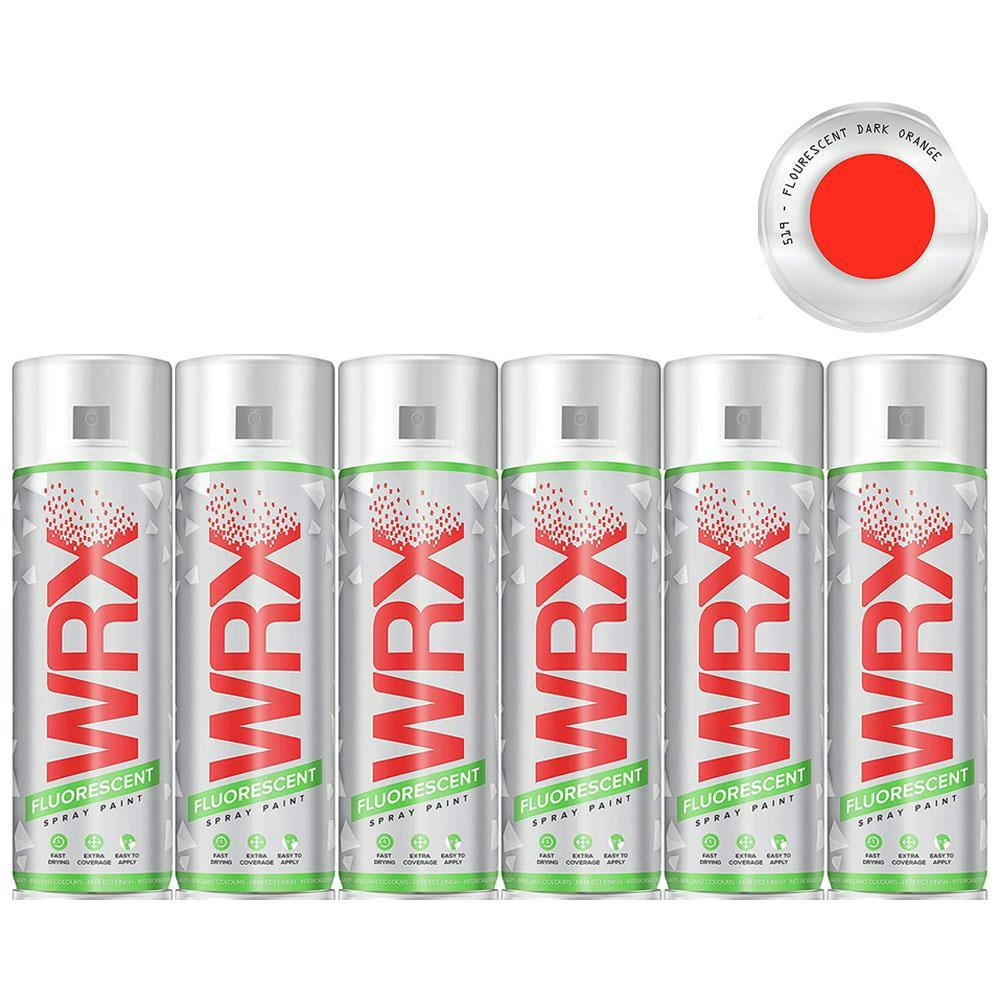 Wrx Fluorescent Dark Orange - 519 - Spray Paint - Image 8