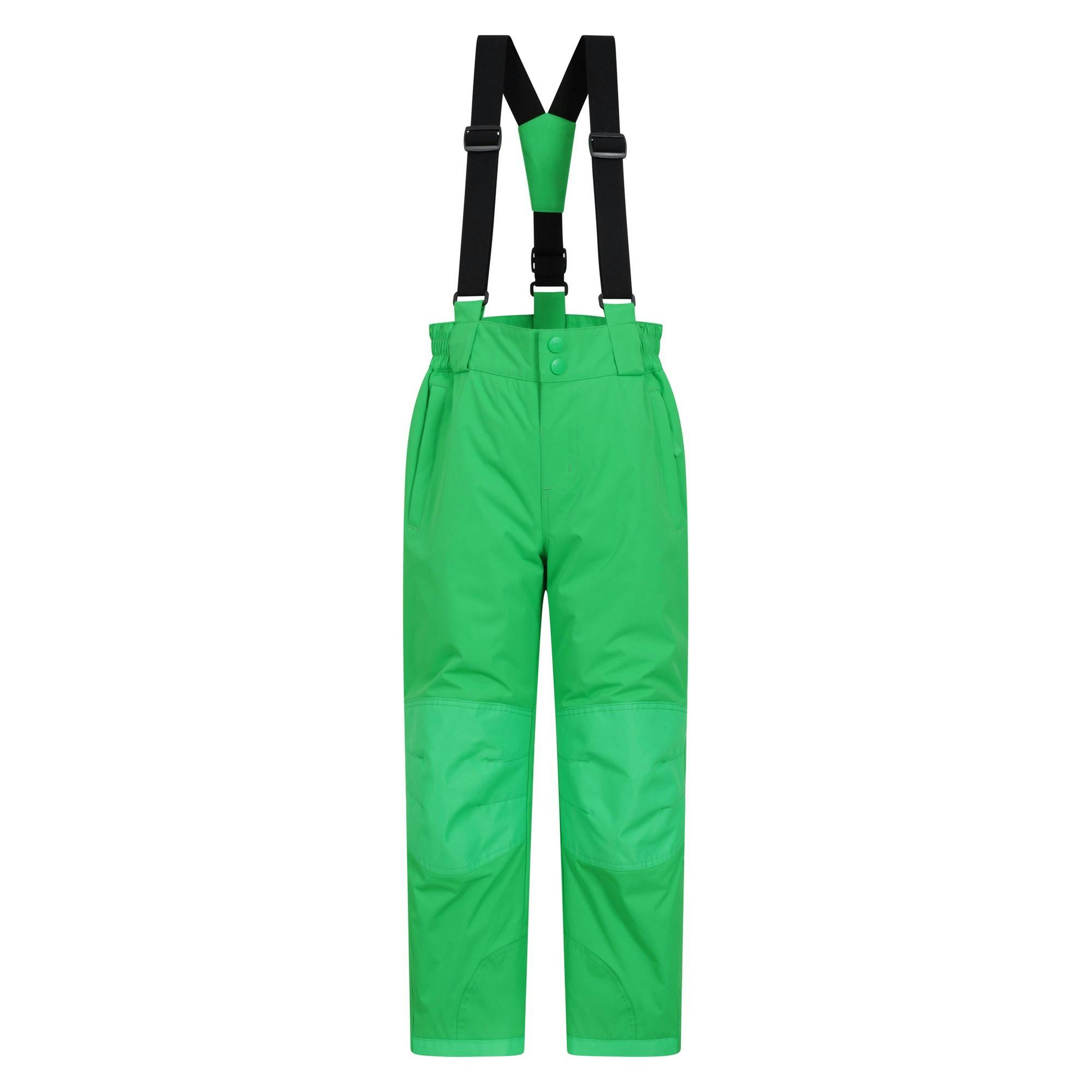 Mountain Warehouse Green Childrens/Kids Raptor Ski Trousers - Spectra - 13 Years - Spectra - 100% Polyester