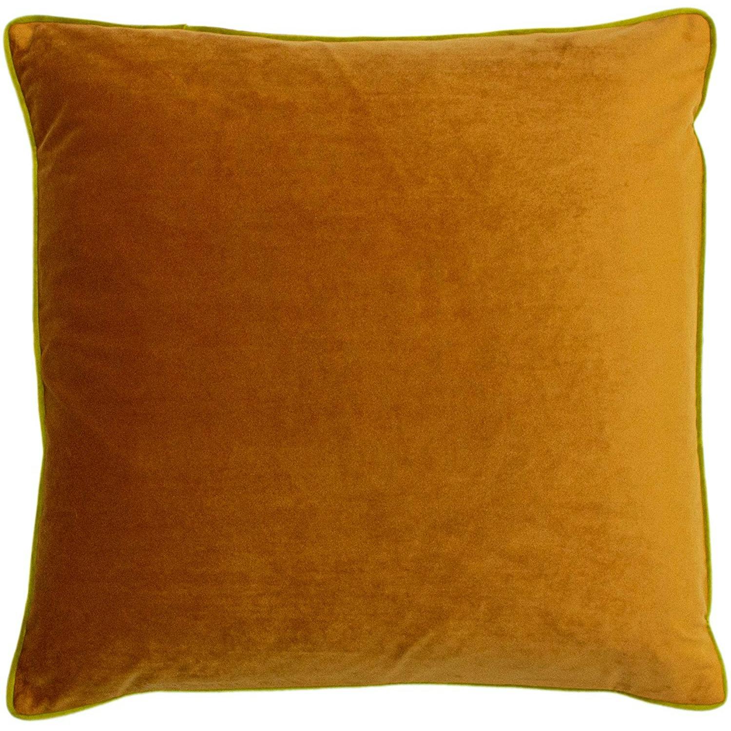 Rackhams Orange Gemini Cushion Cover - Pumpkin - One Size - Pumpkin - 100% Polyester