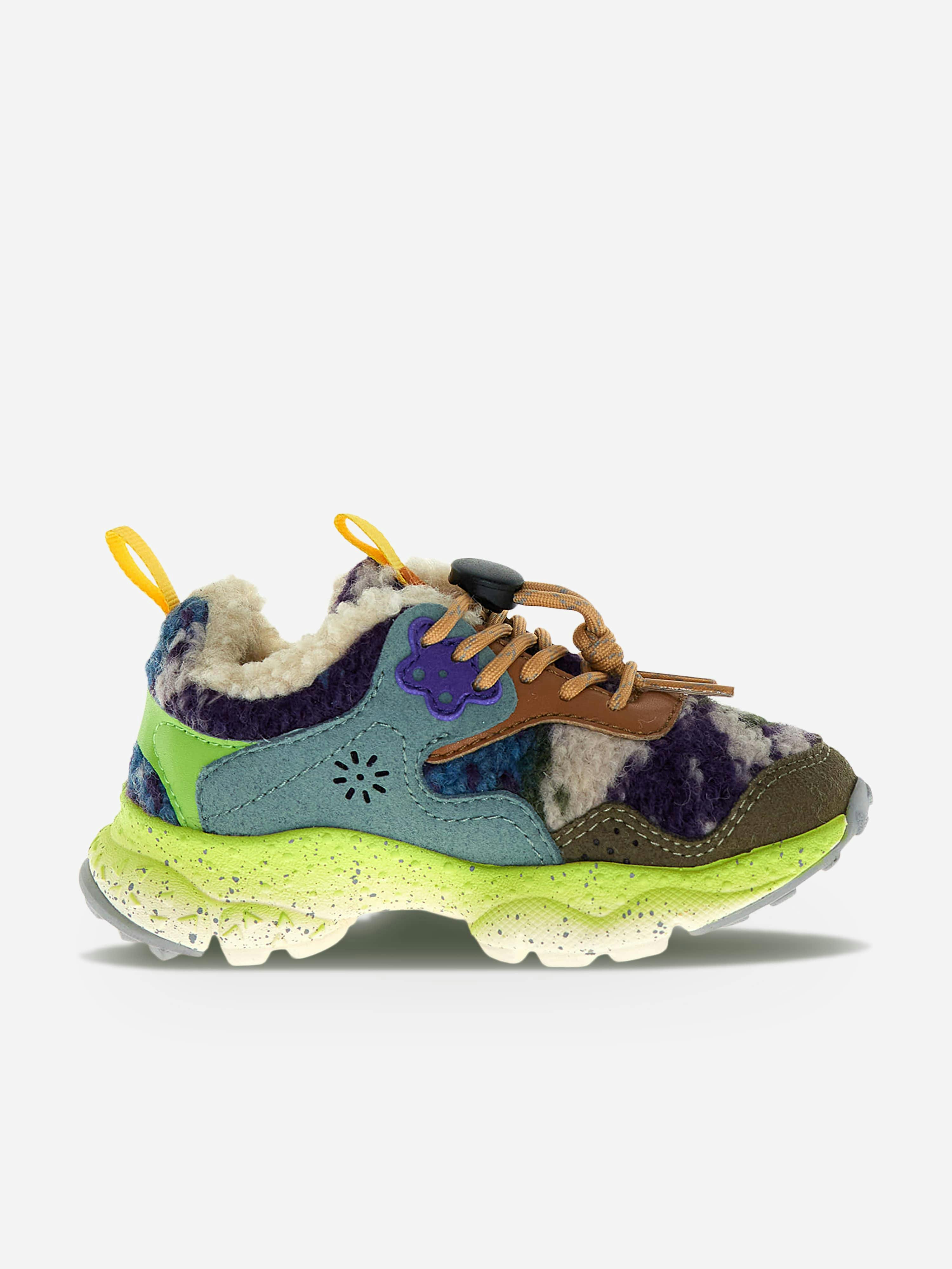 Flower Mountain Unisex Kids Kids Doi Trainers In Multicolour - Multicoloured - Eu 36