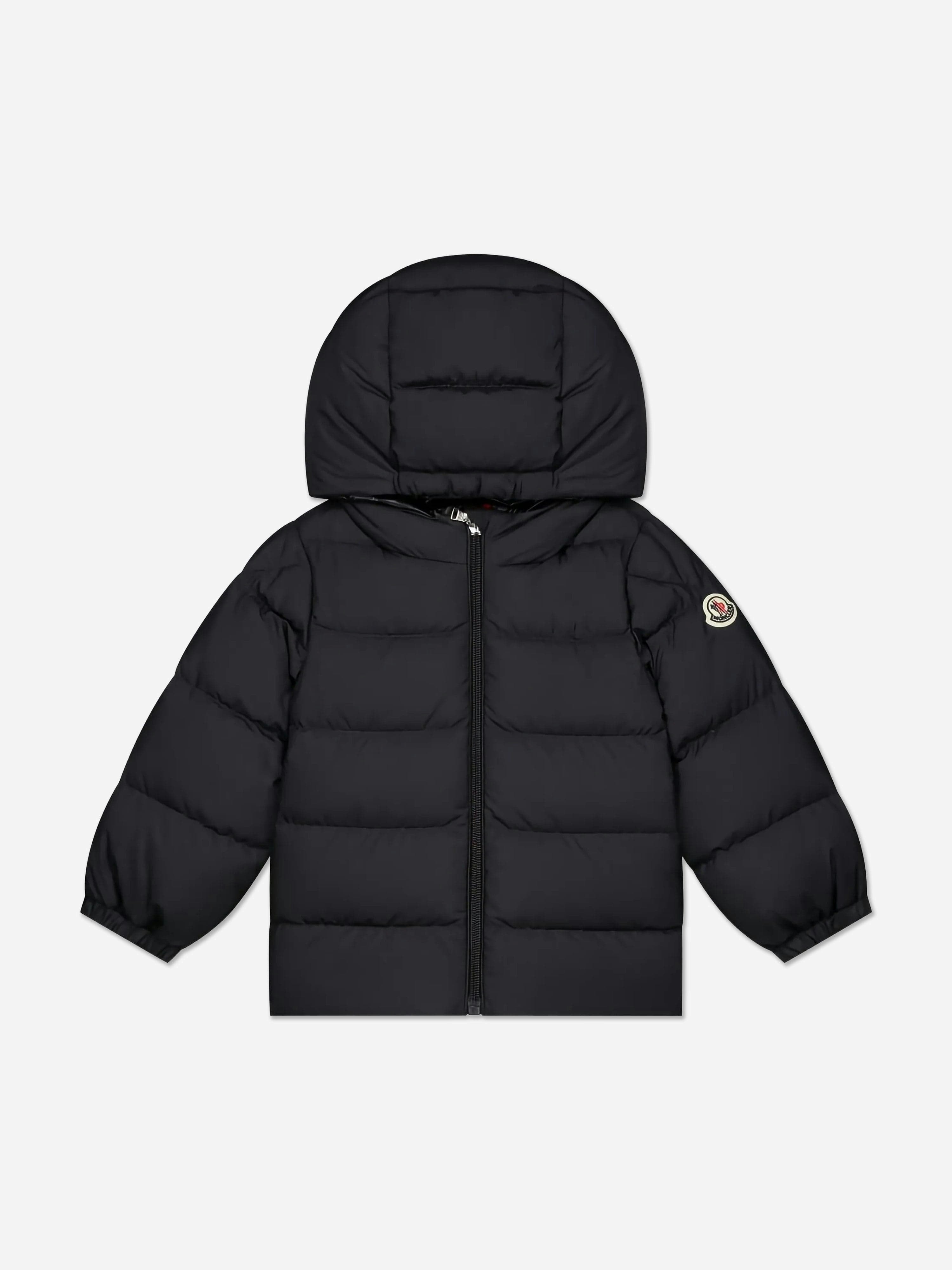 Moncler Enfant Women's Blue Baby Girls Down Padded Sharon Jacket In Navy - 9 - 12 Mths