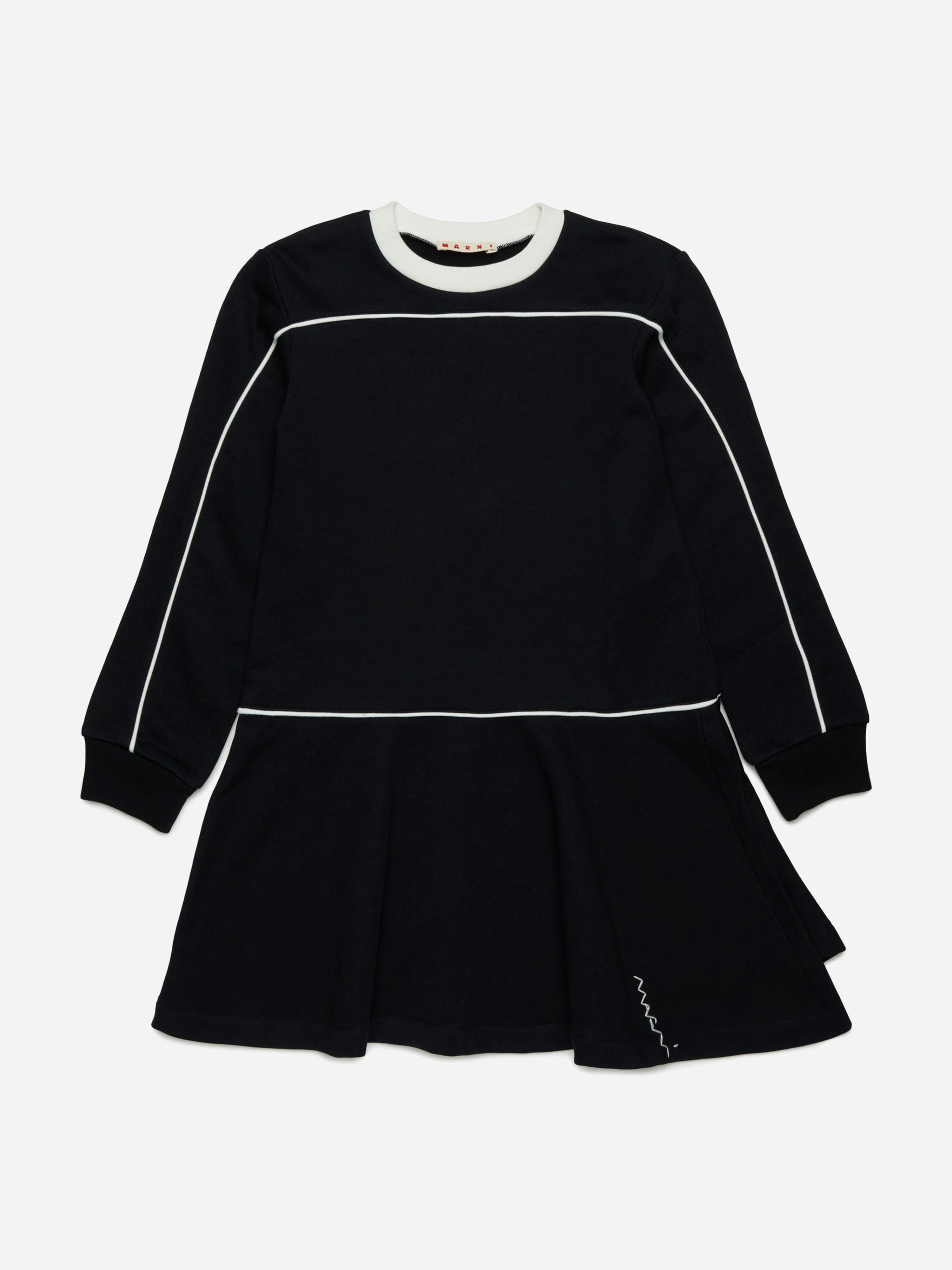Marni Kids Girls Black Marni Sweater Dress In - 14 Yrs