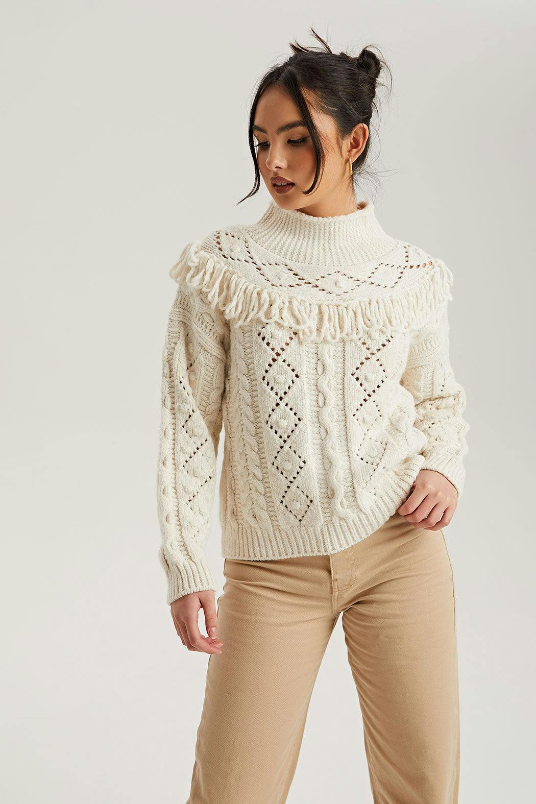 Urban Bliss Tassel Jumper - S