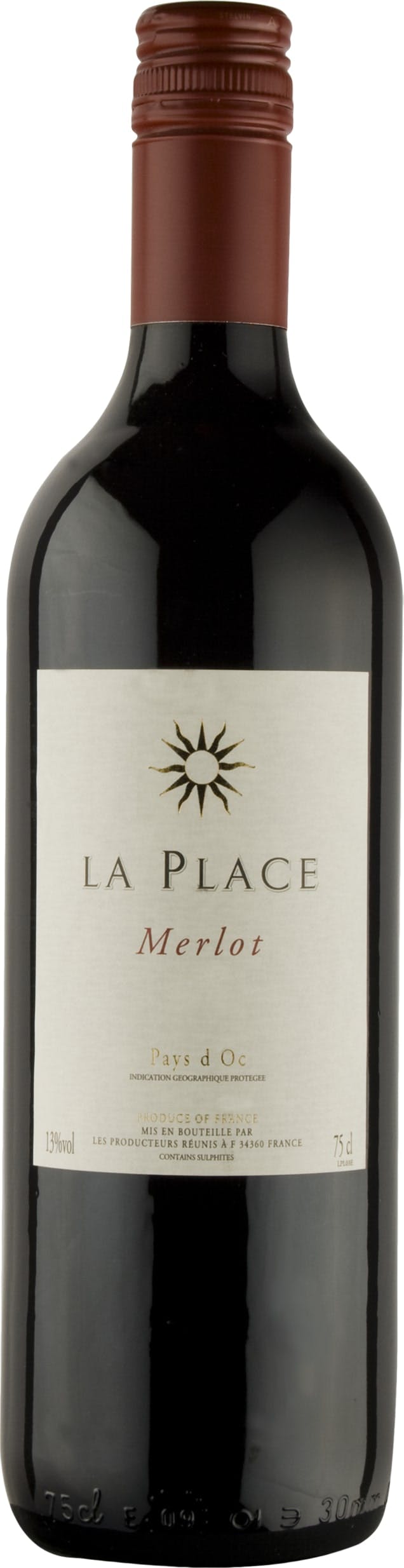 Various Wine Red La Place Merlot Igp Pays D'oc 2024 75Cl - Pack Of 6