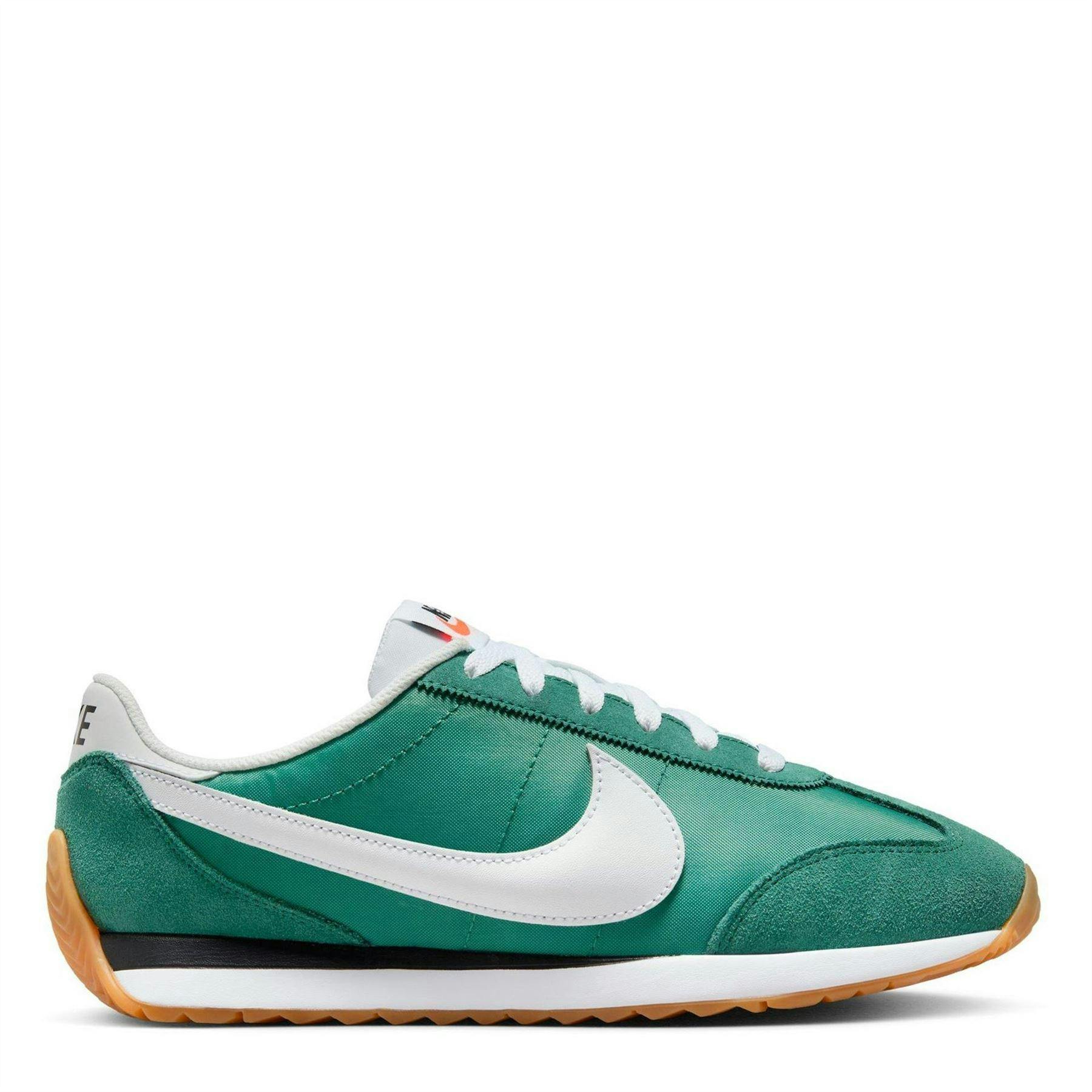 Nike Women's Waffle Debut Suede Wedge Trainers - Evergreen - 4 Uk - Evergreen - 100% Mixed