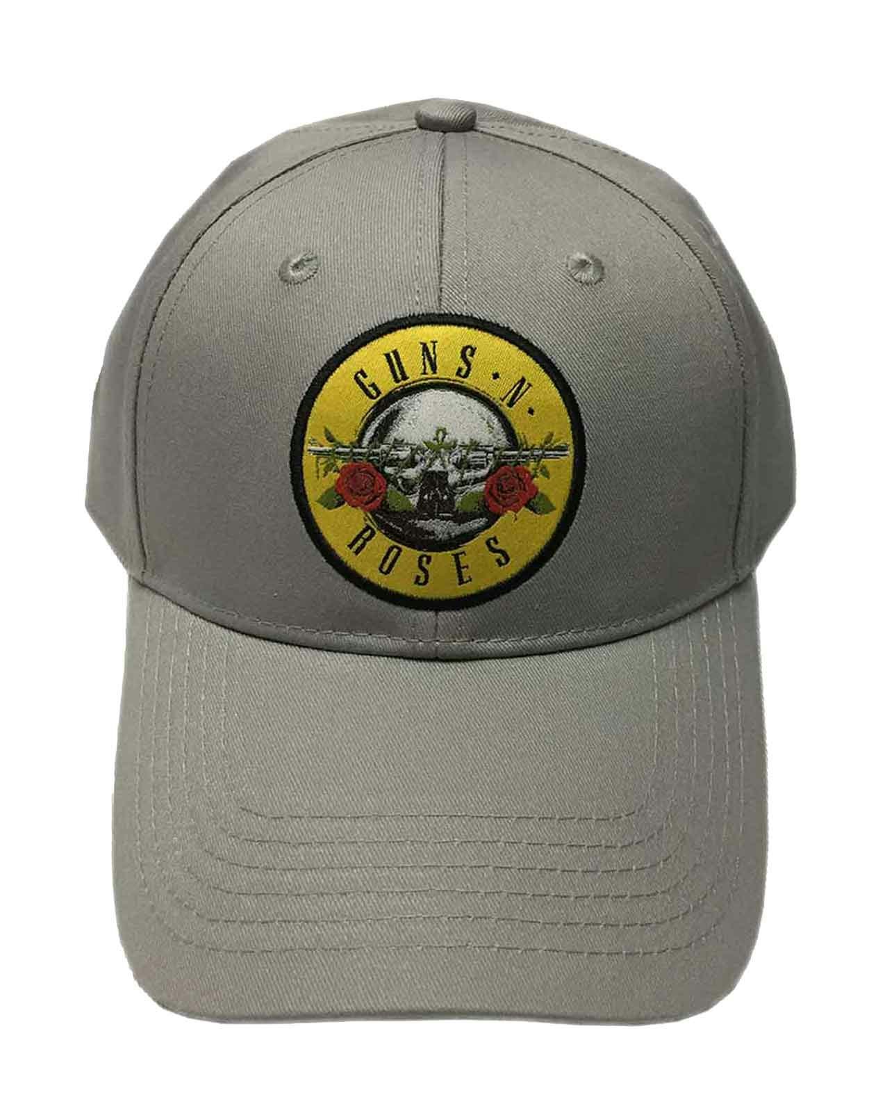 Paradiso Clothing Unisex Grey Guns N Roses Circle Logo Strapback Baseball Cap