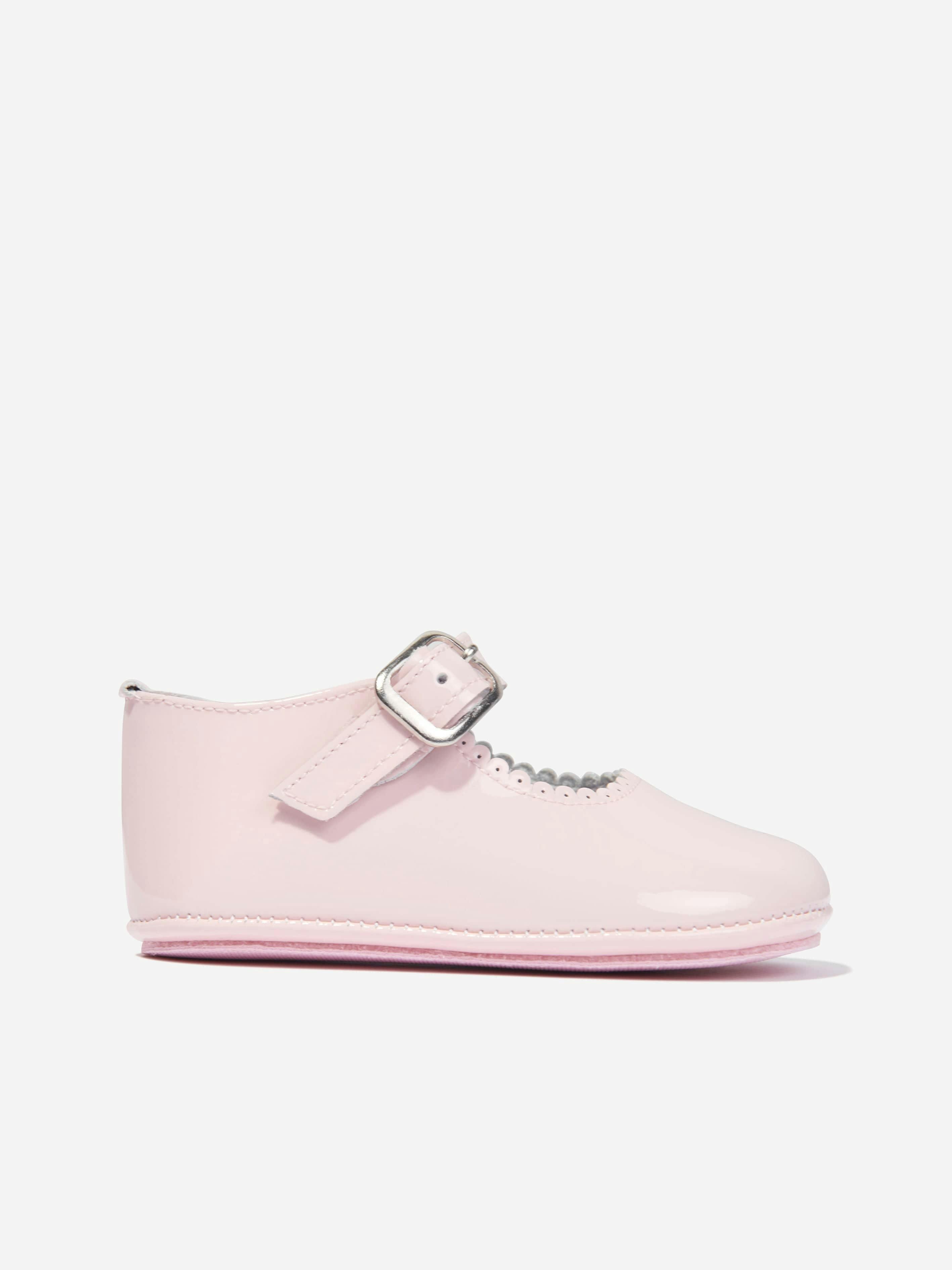 Andanines Women's Pink Baby Girls Leather Mary Jane Shoes In - Eu 19 Uk 3