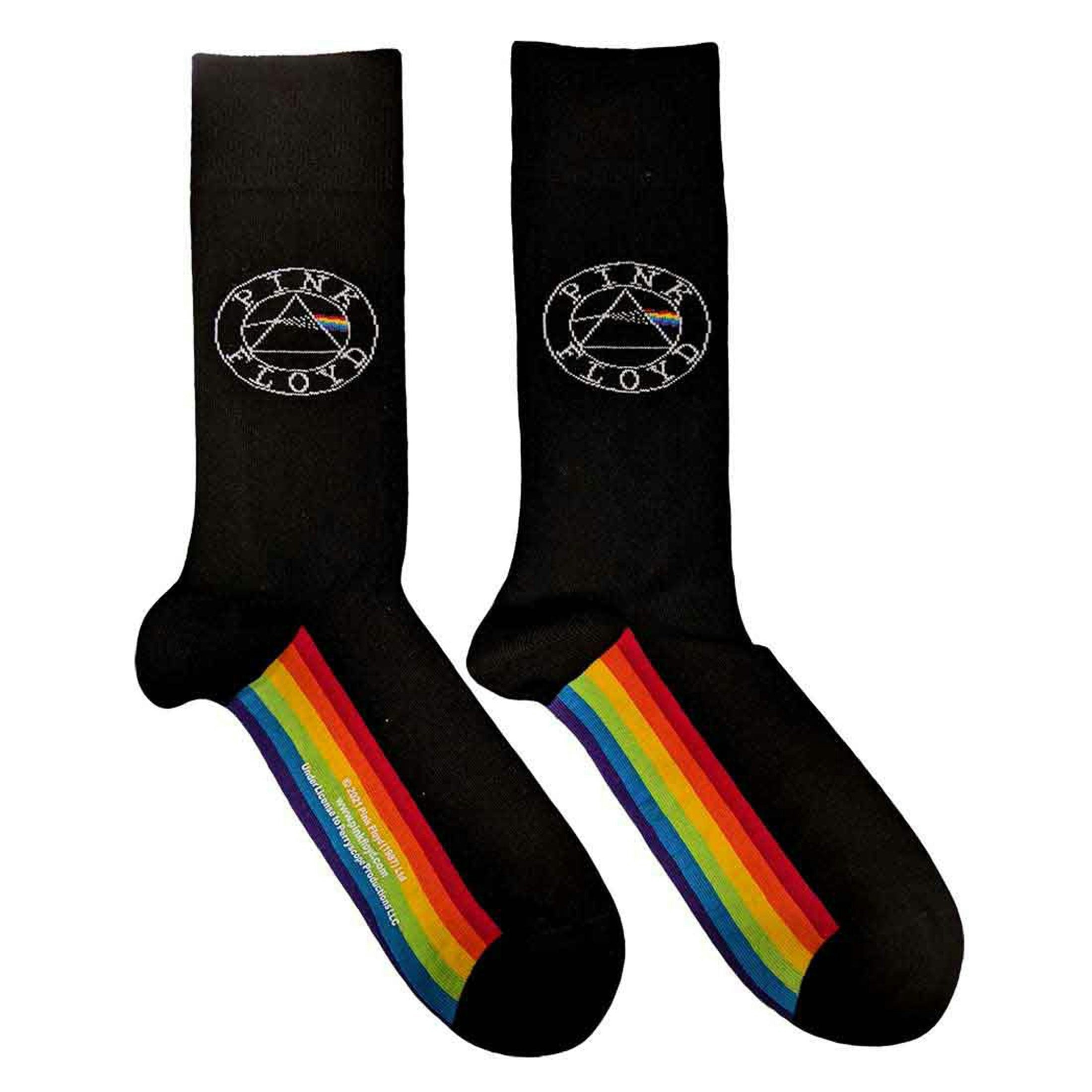 Paradiso Clothing Women's Pink Floyd Spectrum Sole Ankle Socks