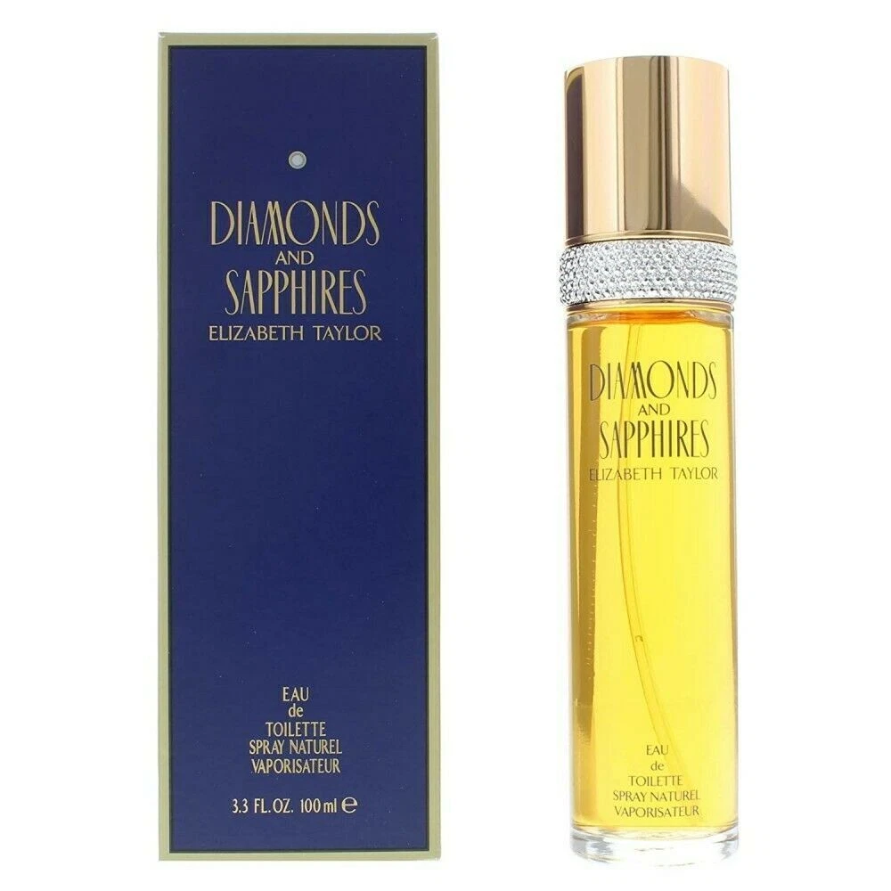 Elizabeth Taylor Peach/Amber Diamonds & Sapphires Eau De Toilette 100Ml Edt Spray For Her