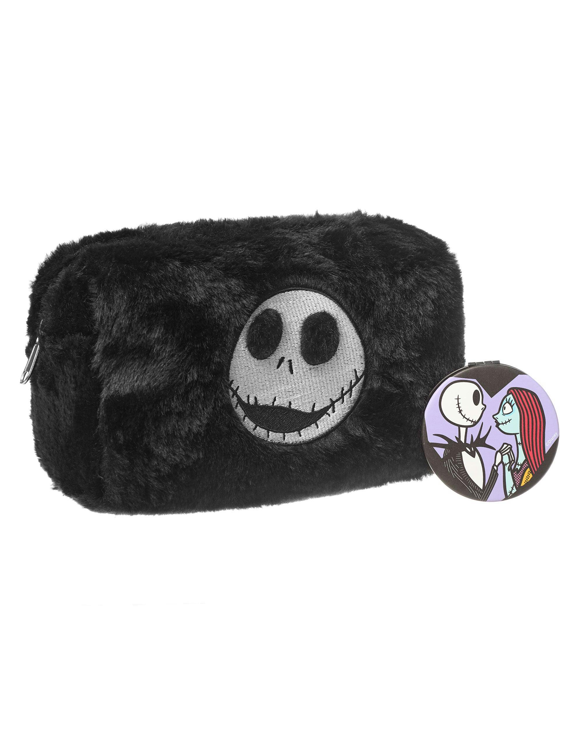 Vanilla Underground Women's Black Disney The Nightmare Before Christmas The Nightmare Before Christmas Jack Skellington Makeup Bag And Mirror (One Size)