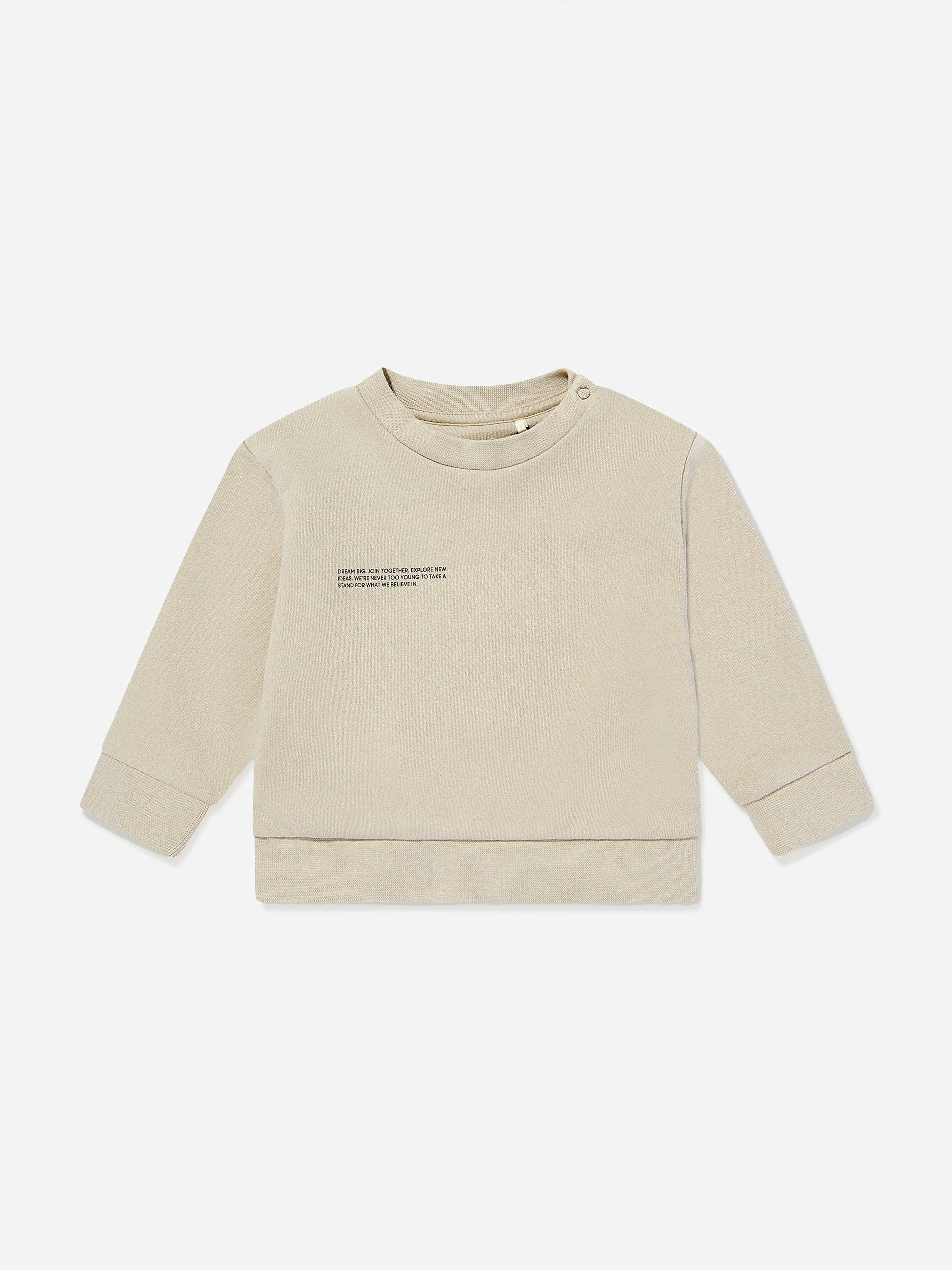 Pangaia Beige Baby 365 Midweight Sweatshirt In - 12 - 18 Mths