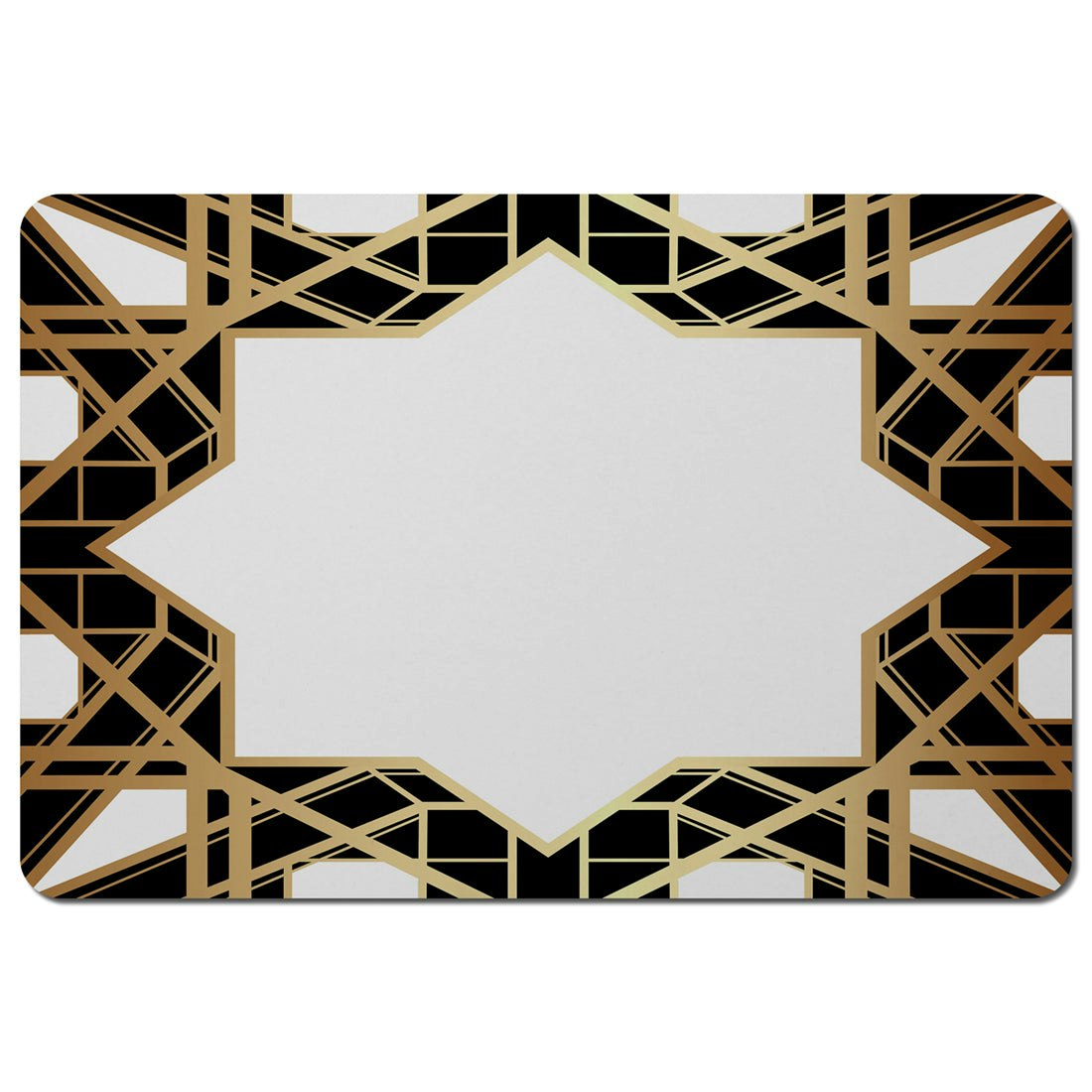 Rackhams Art Deco Star Border (Placemat) Size 6