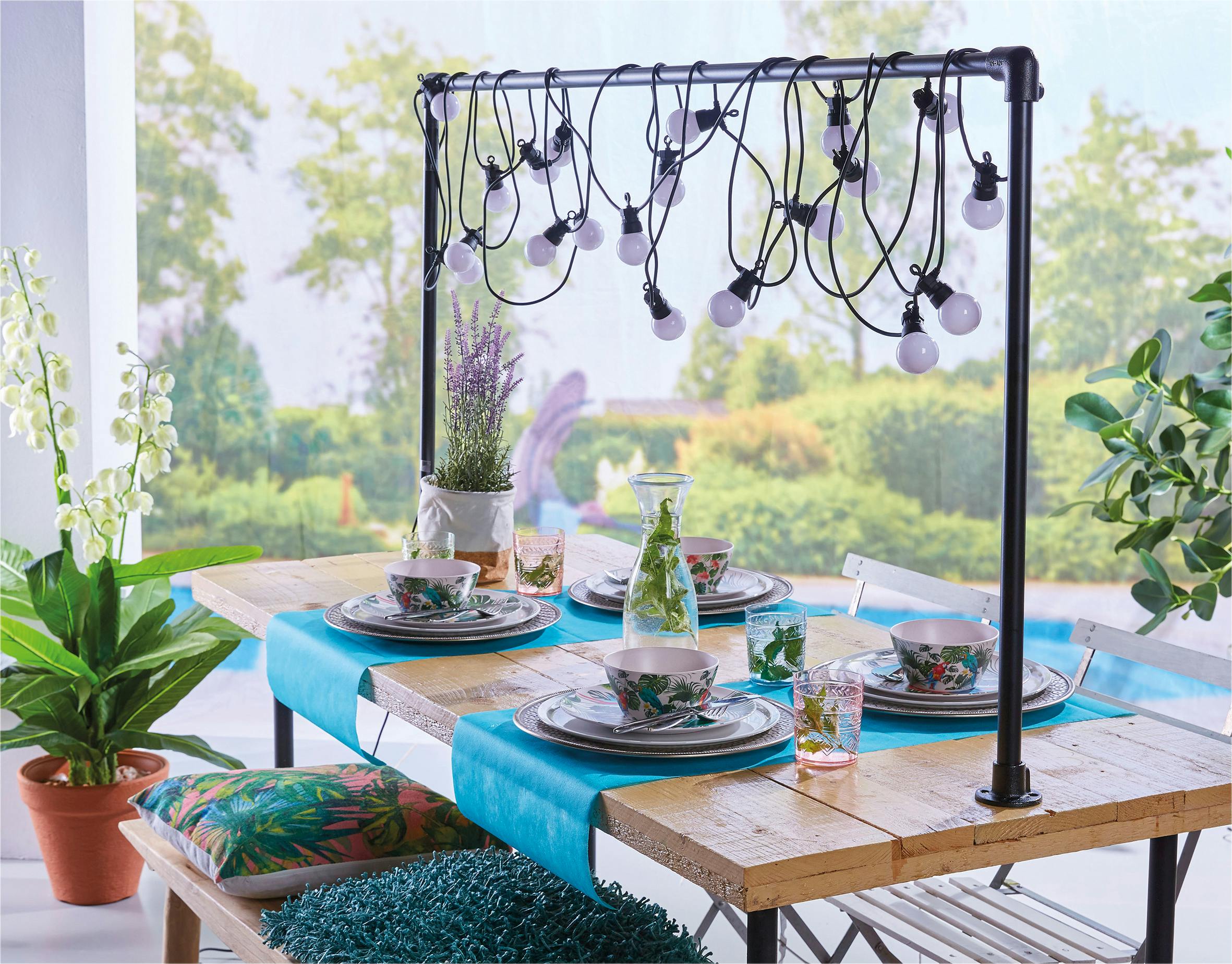 Luxform Light Honolulu 24V Led Festoon Set