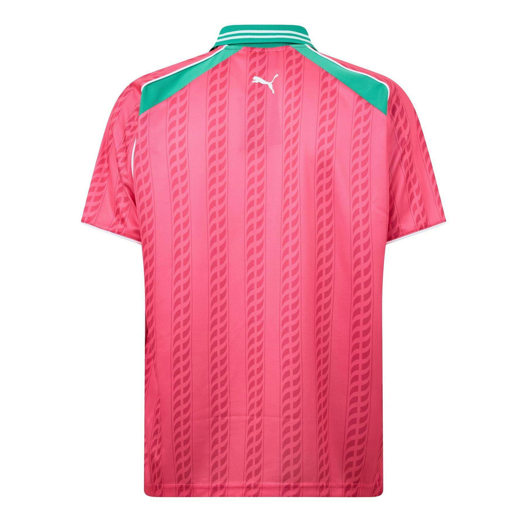 Puma Men's Pink Archive Performance Jersey - S - 100% Polyester