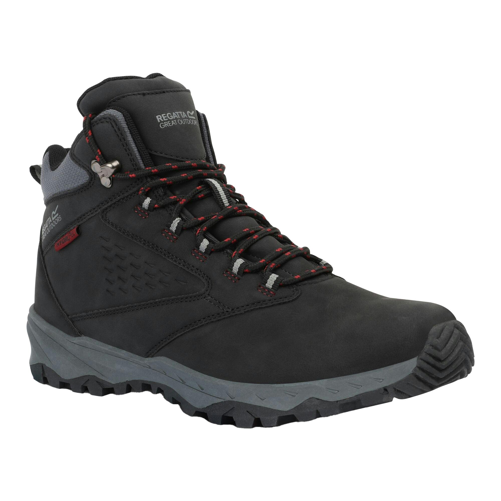 Regatta Men's Black/Red Amble Waterproof Walking Boots - /Rio - 7 Uk - /Rio